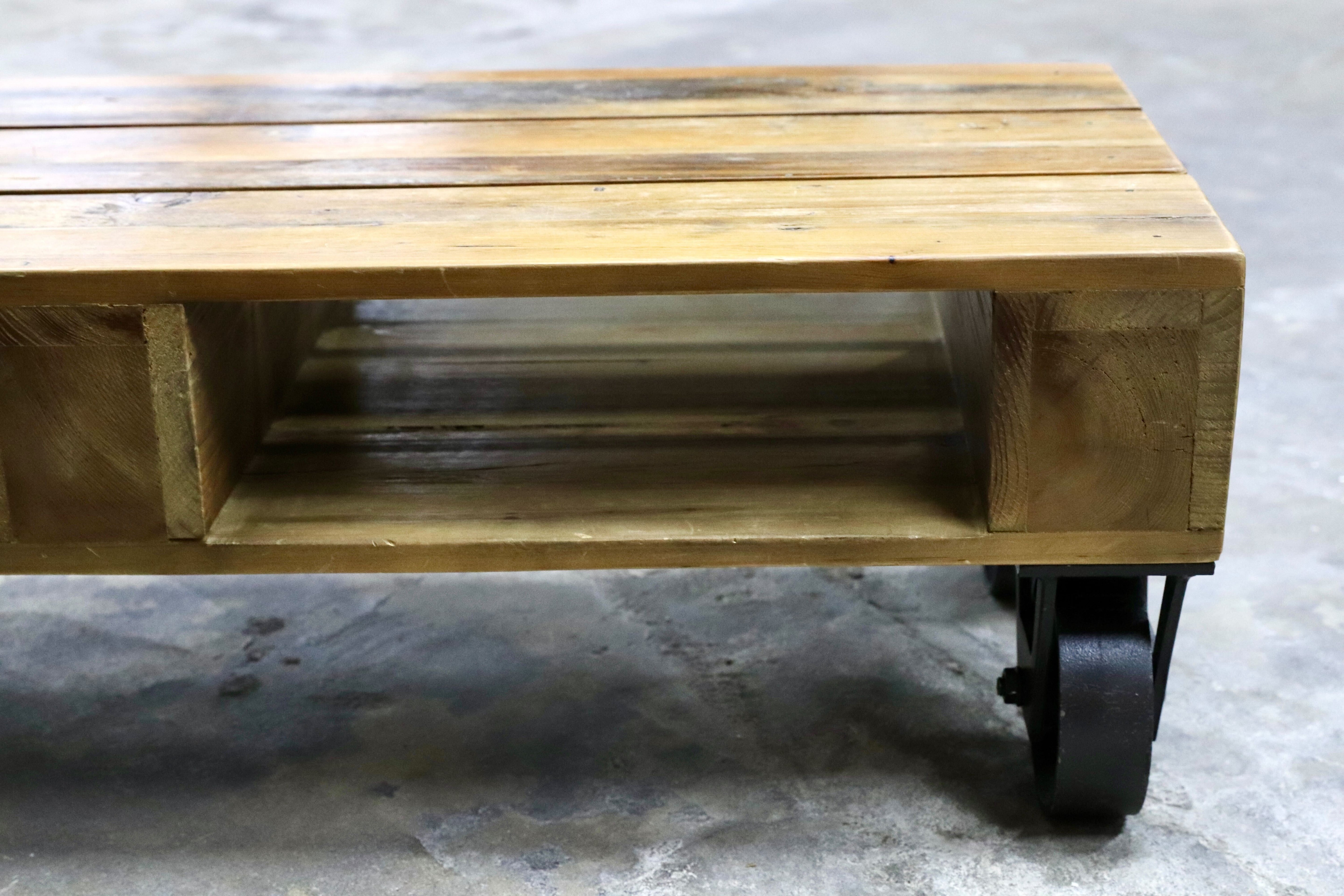 GMIK743○CRASH GATE / クラッシュゲート バンズ コーヒーテーブル センターテーブル リビングテーブル 古材 インダストリアル