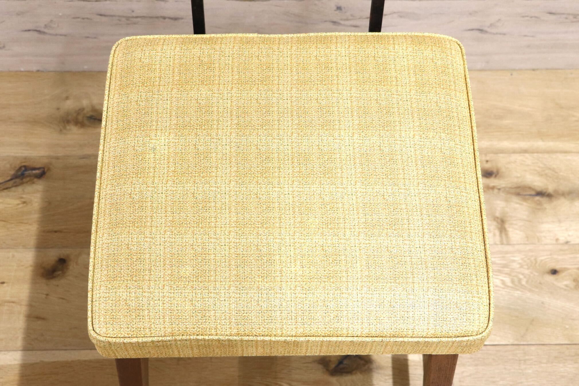 GMIS495H○アンティーク 北欧スタイル ヴィンテージ ダイニングチェア デスクチェア コンパクトチェア 木製 ビニールレザー レトロ カフェ