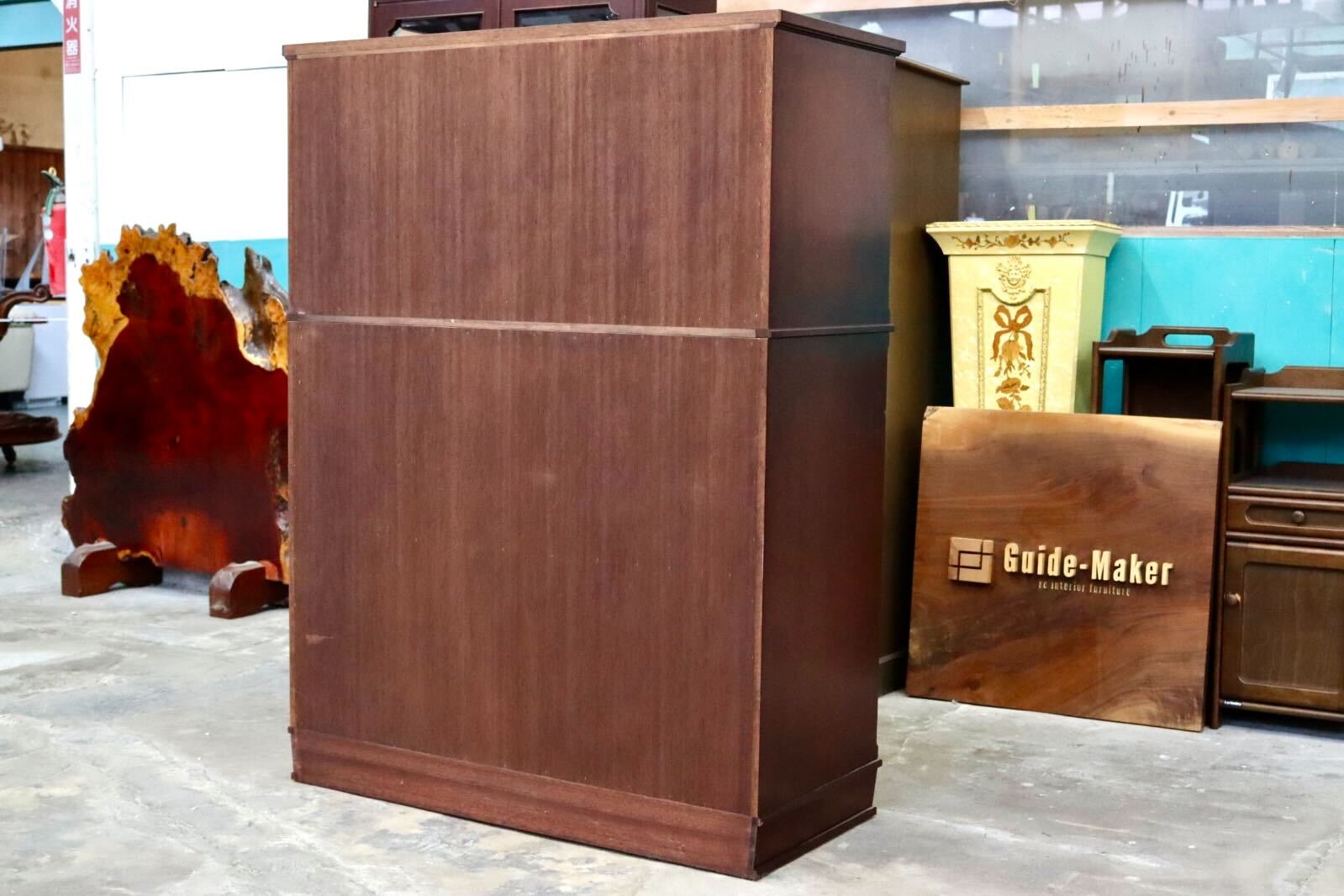 GMHH509D○メープル不二屋 神戸洋家具 クラシック 7段チェスト チェスト 収納家具 引き出し ヨーロピアン ヴィンテージ 稀少