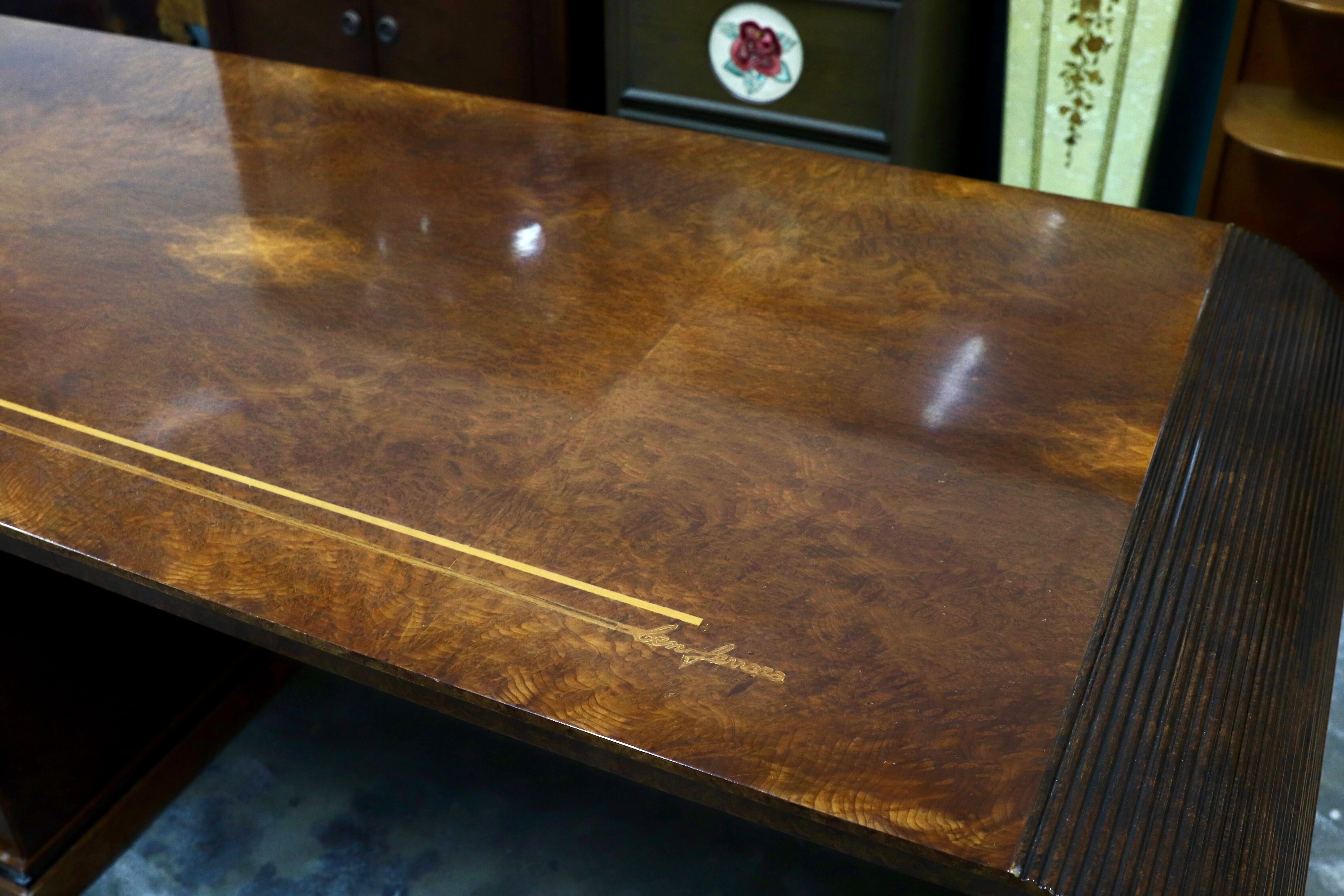 GMIK637○Baixauli / バイシャウリ バレンシア ペペ・ベンリウレ 西洋 スペイン 最高級 プレジデントデスク 書斎机 ヴィンテージ 超レア