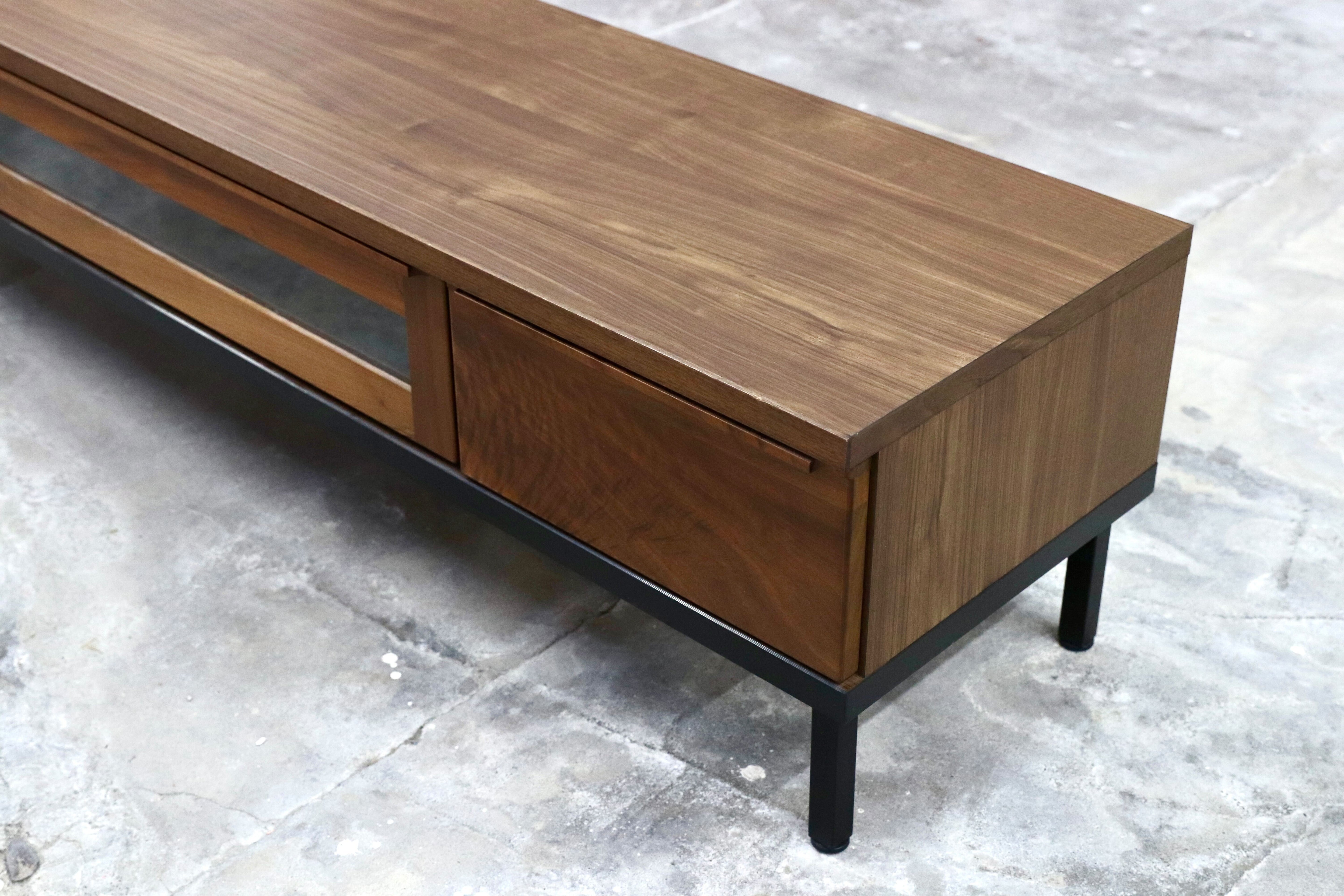 GMIS119○リム ローボード テレビボード TVボード AVボード ローボード リビング収納 ウォールナット インダストリアル 定価約6.6万