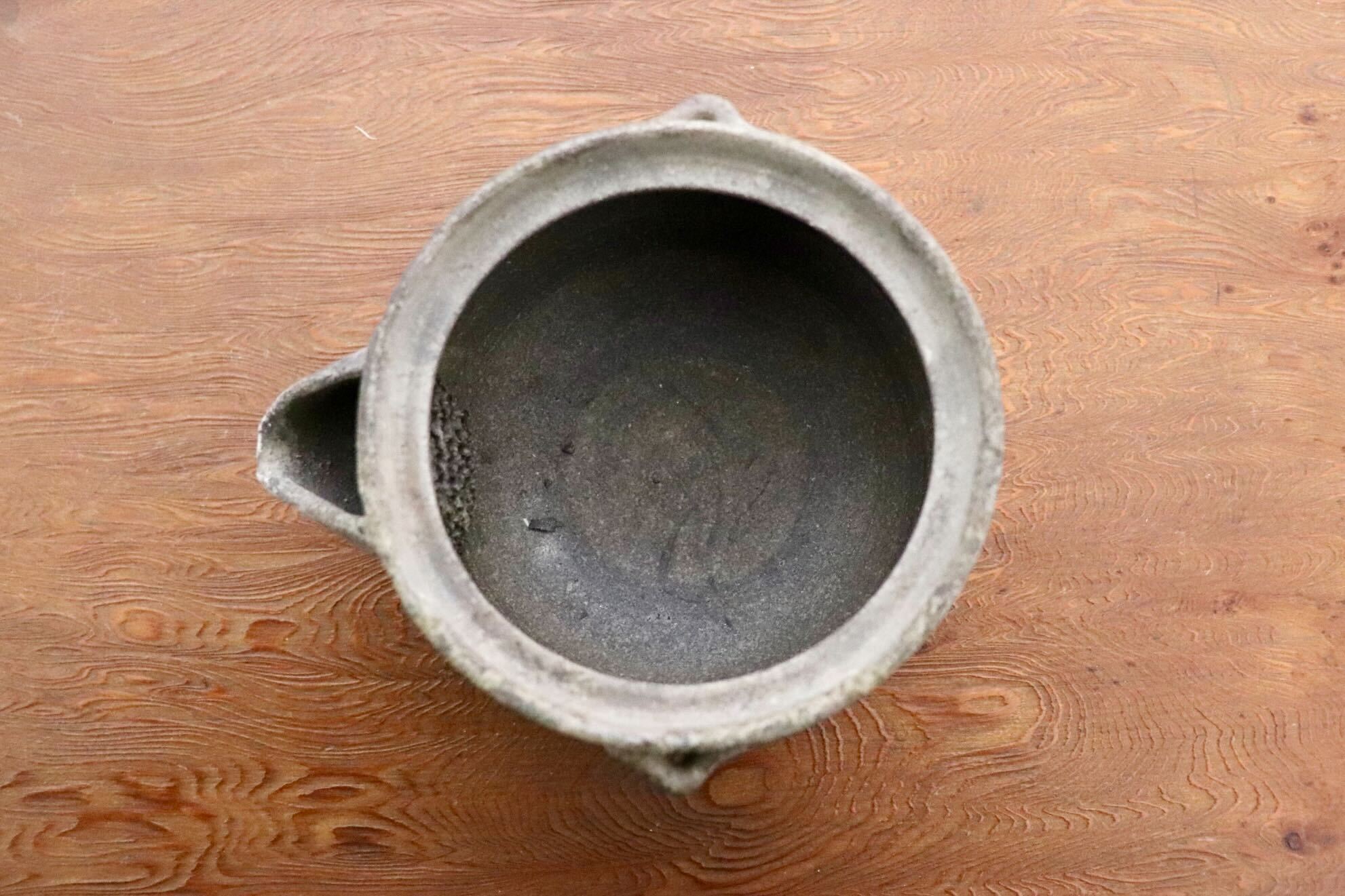 GMIO533A◯丹文窯 丹波焼 焼きしめ急須 宝瓶 煎茶道具 茶器 陶器 伝統工芸 丹波篠山 未使用
