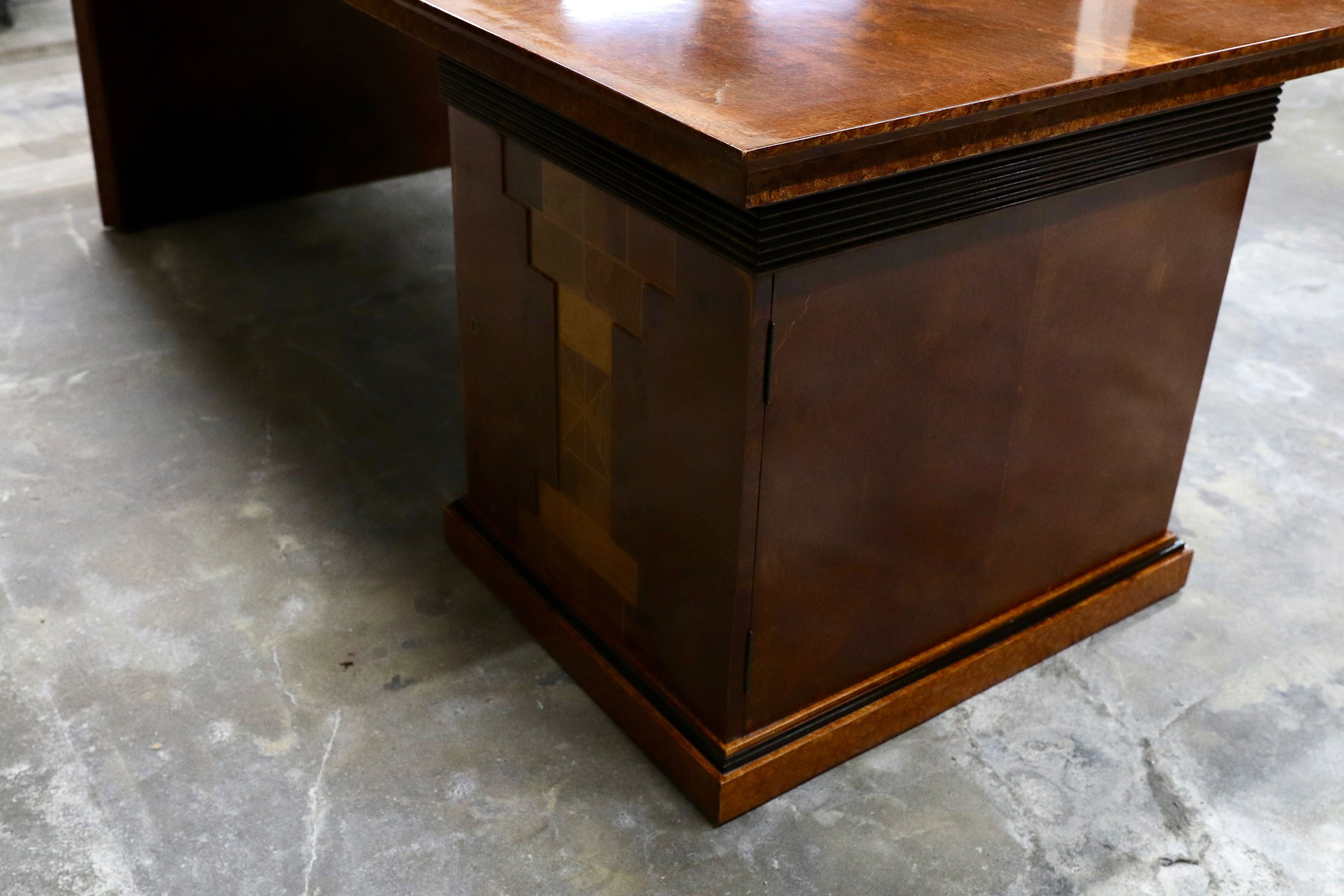 GMIK637○Baixauli / バイシャウリ バレンシア ペペ・ベンリウレ 西洋 スペイン 最高級 プレジデントデスク 書斎机 ヴィンテージ 超レア