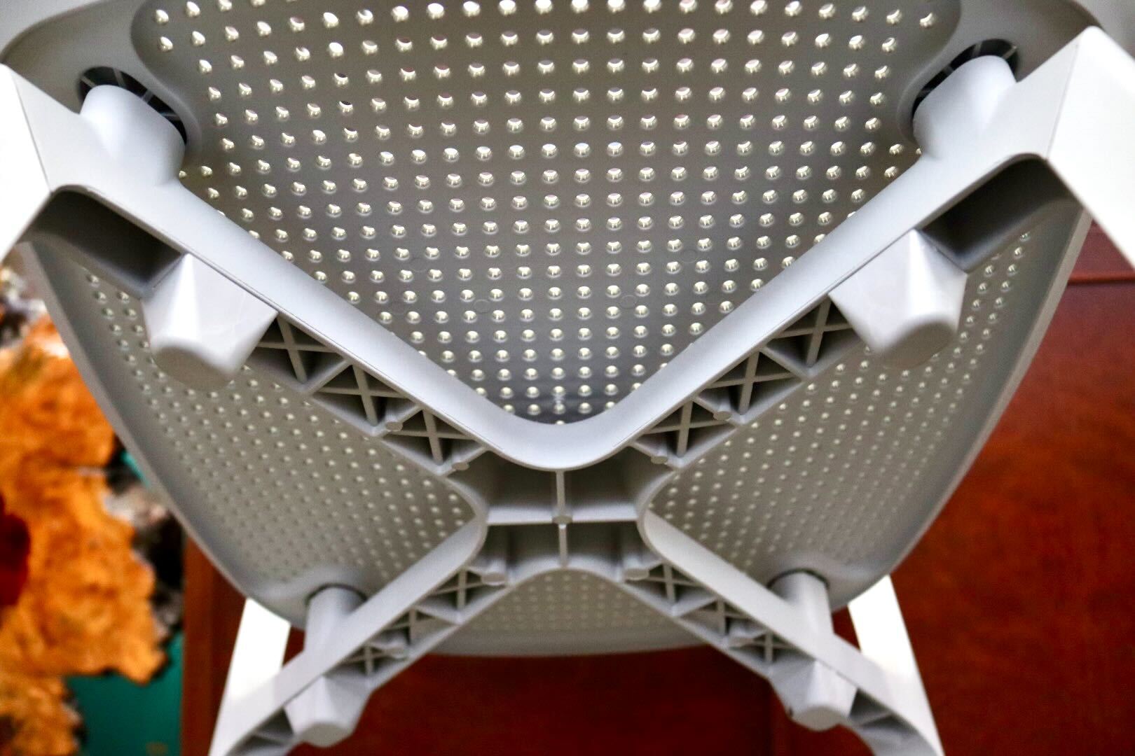 GMIS275K○KRISTALIA / クリスタリア COLANDER ダイニングチェア 椅子 2脚セット スタッキング モダン イタリア グレー 展示品 定価約10万