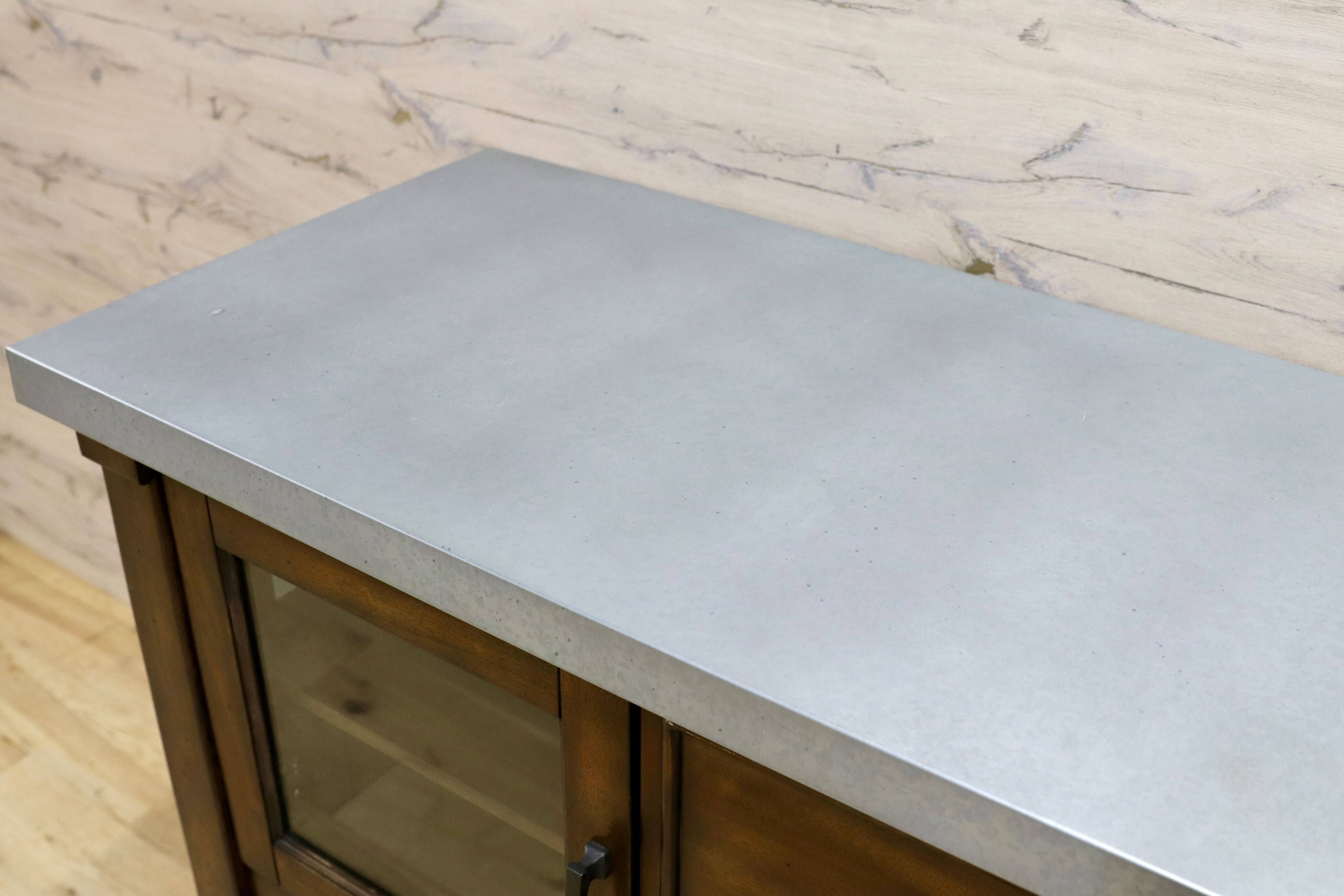 GMJK64○Bayside Furnishings キッチンアイランド カート キャスター付き カフェスタイル インダストリアル 収納家具
