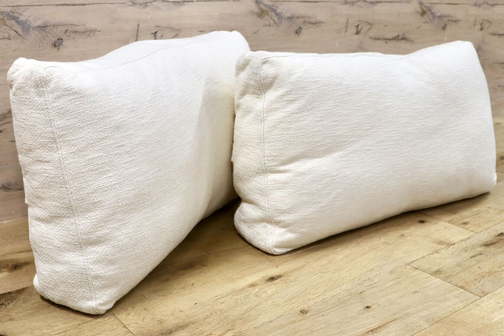 GMHN375C○HUKLA / フクラ クッション ファブリック 2個セット 羽毛 フェザークッション モデルルーム展示品