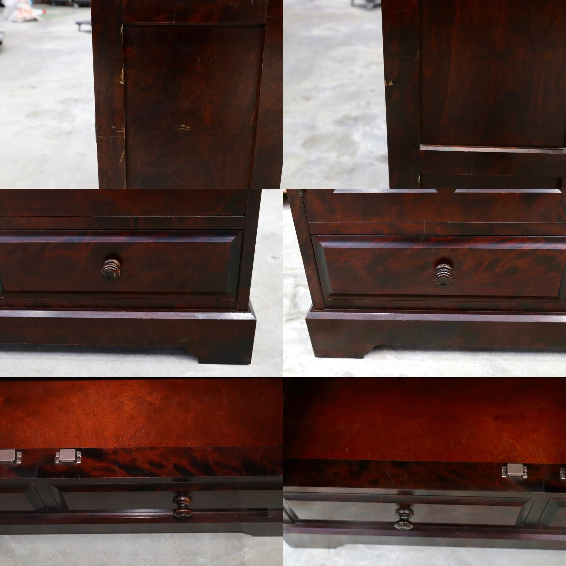 GMHK780○北海道民芸家具 ブックシェルフ 本棚 本箱 キャビネット ブックキャビネット 飾り棚 樺材 飛騨産業 民藝 アンティーク調 和家具