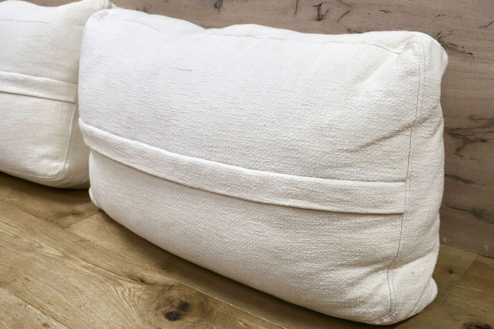 GMHN375C○HUKLA / フクラ クッション ファブリック 2個セット 羽毛 フェザークッション モデルルーム展示品