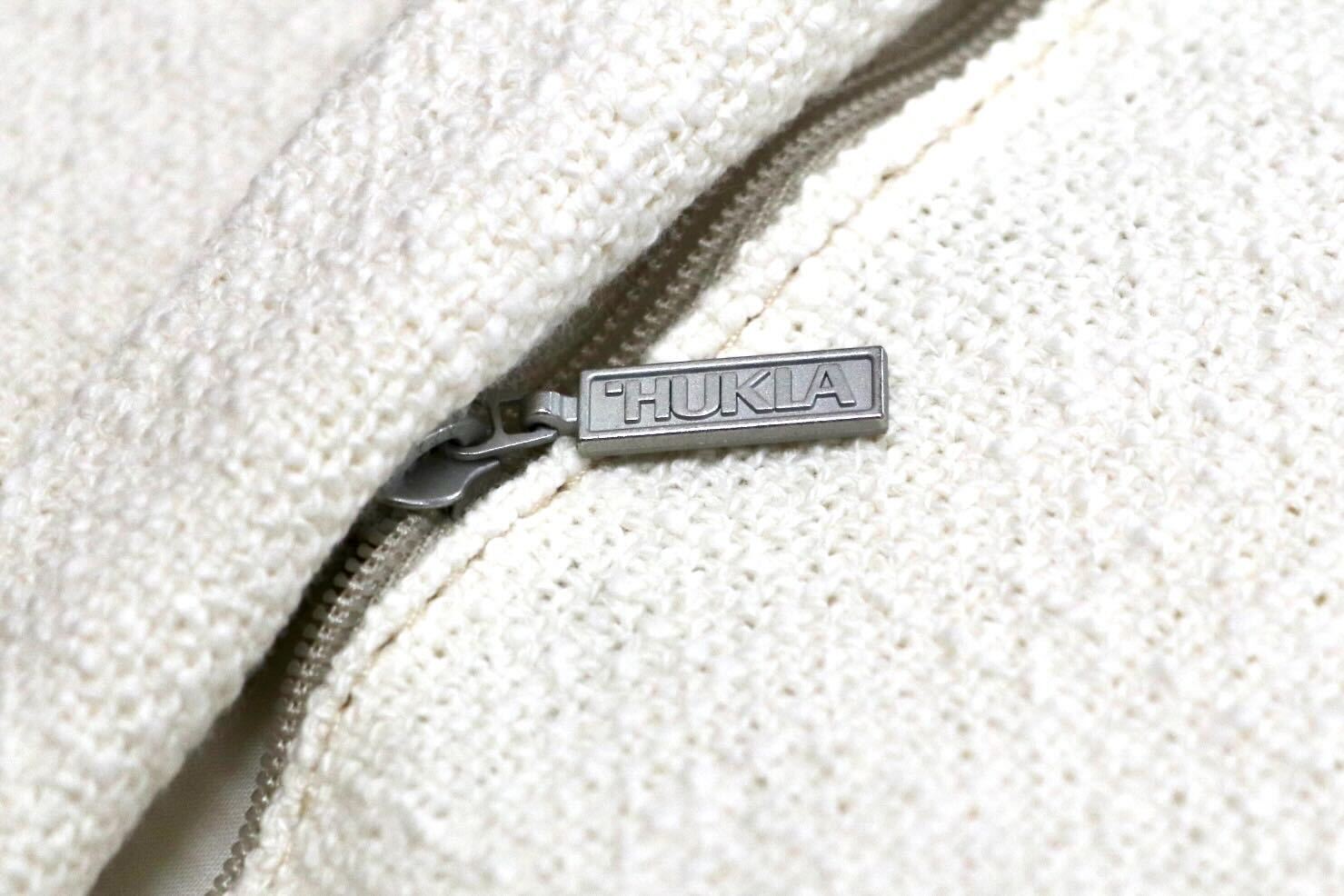 GMHN375C○HUKLA / フクラ クッション ファブリック 2個セット 羽毛 フェザークッション モデルルーム展示品