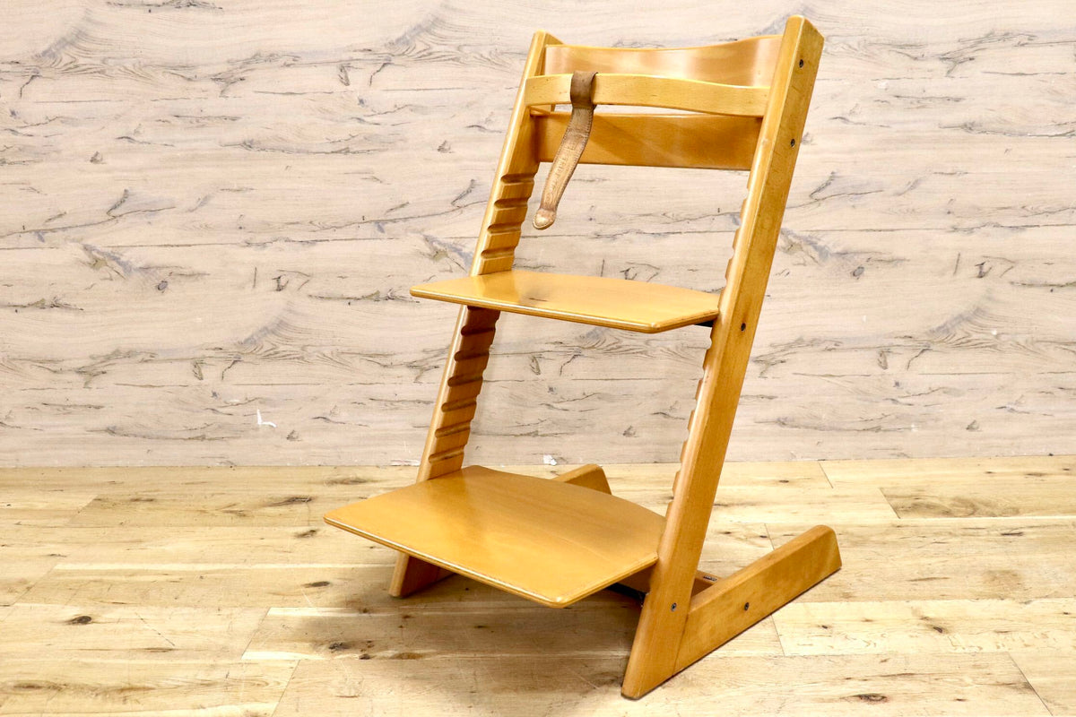 GMJK467◯STOKKE / ストッケ Tripp Trapp トリップトラップ ベビーチェア キッズチェア ハイチェア 子供椅子 ビーチ材 ナチュラル 北欧