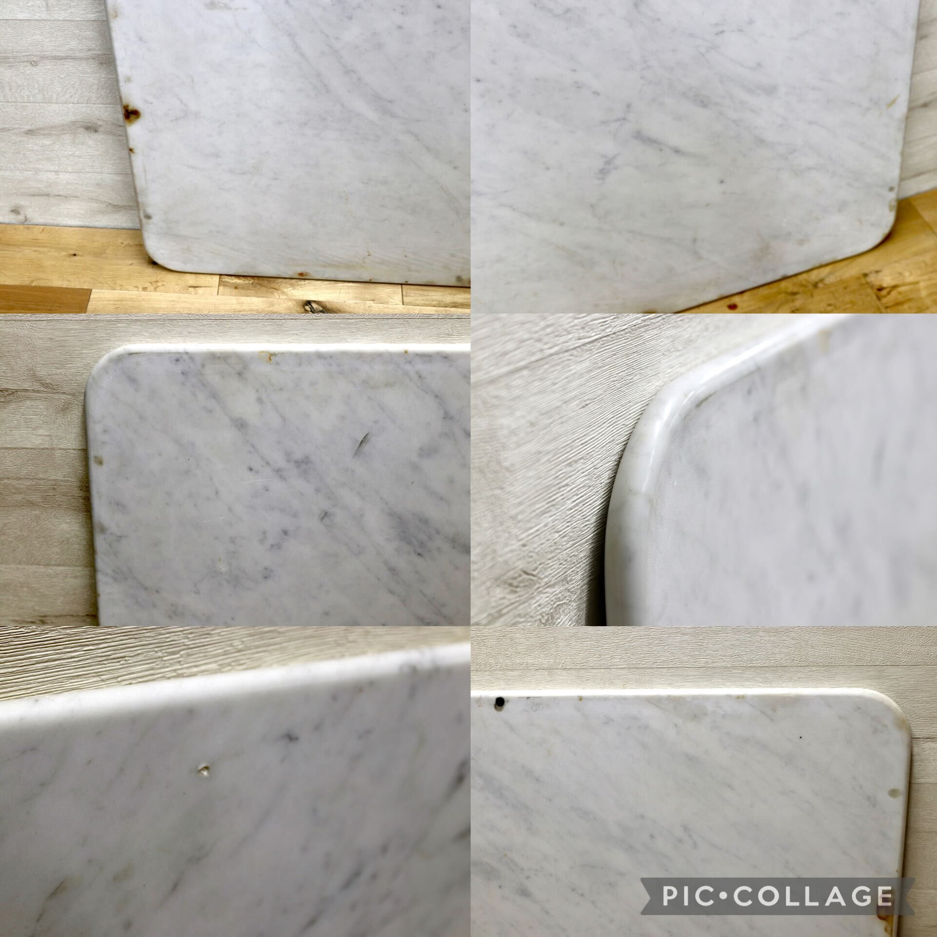 GMEN65○mobilia / モビリア Airborne エアボーン フランス ヴィンテージ リビングテーブル用の大理石天板 ※引取り限定