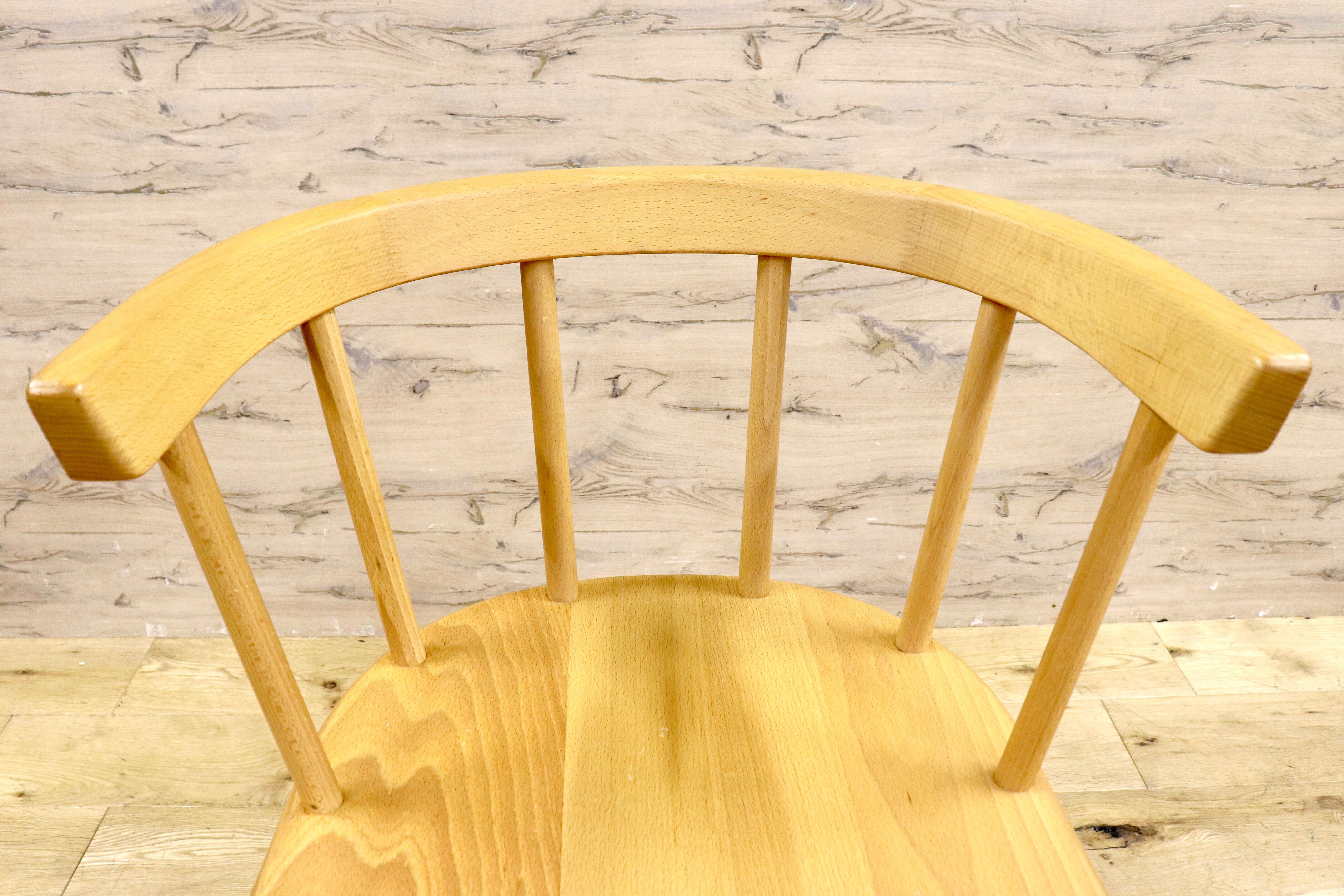 GMIH263F○KINOSHITA / キノシタ calore ダイニングチェア 2脚セット セミアームチェア 椅子 シンプル ナチュラル 木製家具 北欧スタイル