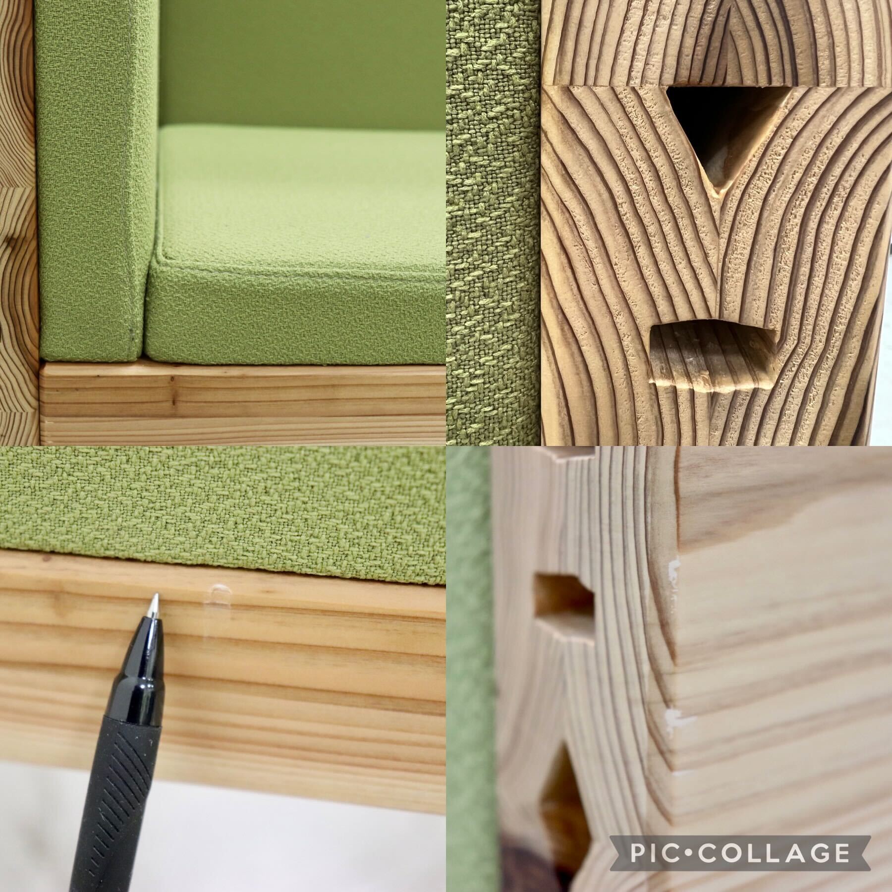 GMGK61A○MUJI / 無印良品 日本の木でできたベンチ 長椅子 内田洋行 ファブリック 杉 無垢材 シンプル ナチュラル 定価約16万 展示品