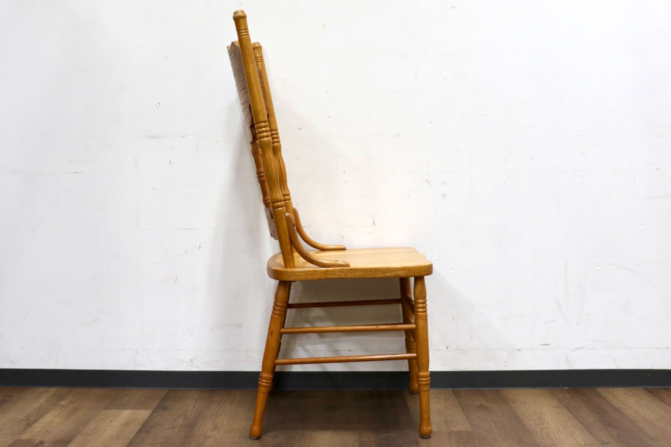 GMHH423A○Shin Lee / シンリー ダイニングチェア 食卓椅子 ハイバック オーク材 彫刻 カントリーアンティーク IDC大塚家具