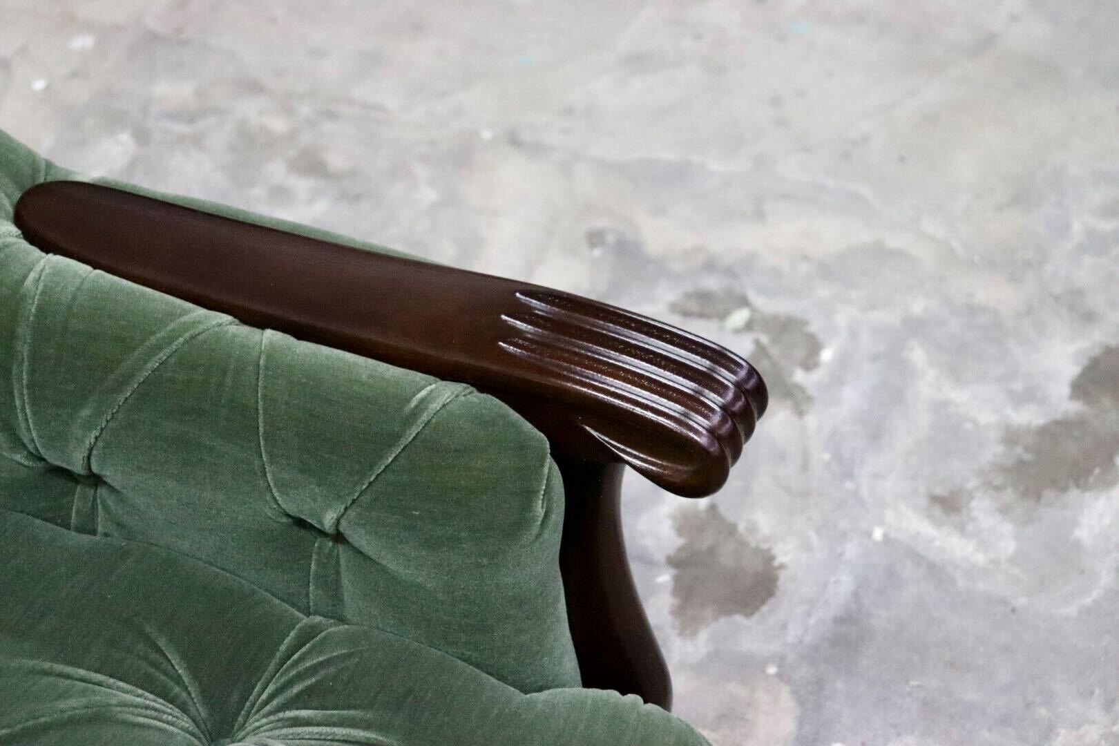 GMIH462B○maruni / マルニ ベルサイユ 2人掛けソファ ラブソファ 長椅子 ファブリック 応接 ヨーロピアン レトロ クラシック 定価約32万