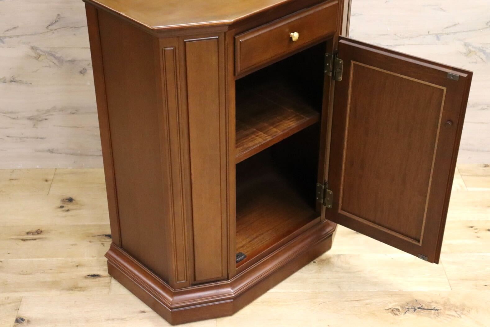 GMHS261○maruni / マルニ 地中海 ミラーバックキャビネット ドレッサー 鏡台 化粧台 姿見 ヨーロピアン クラシック 展示品