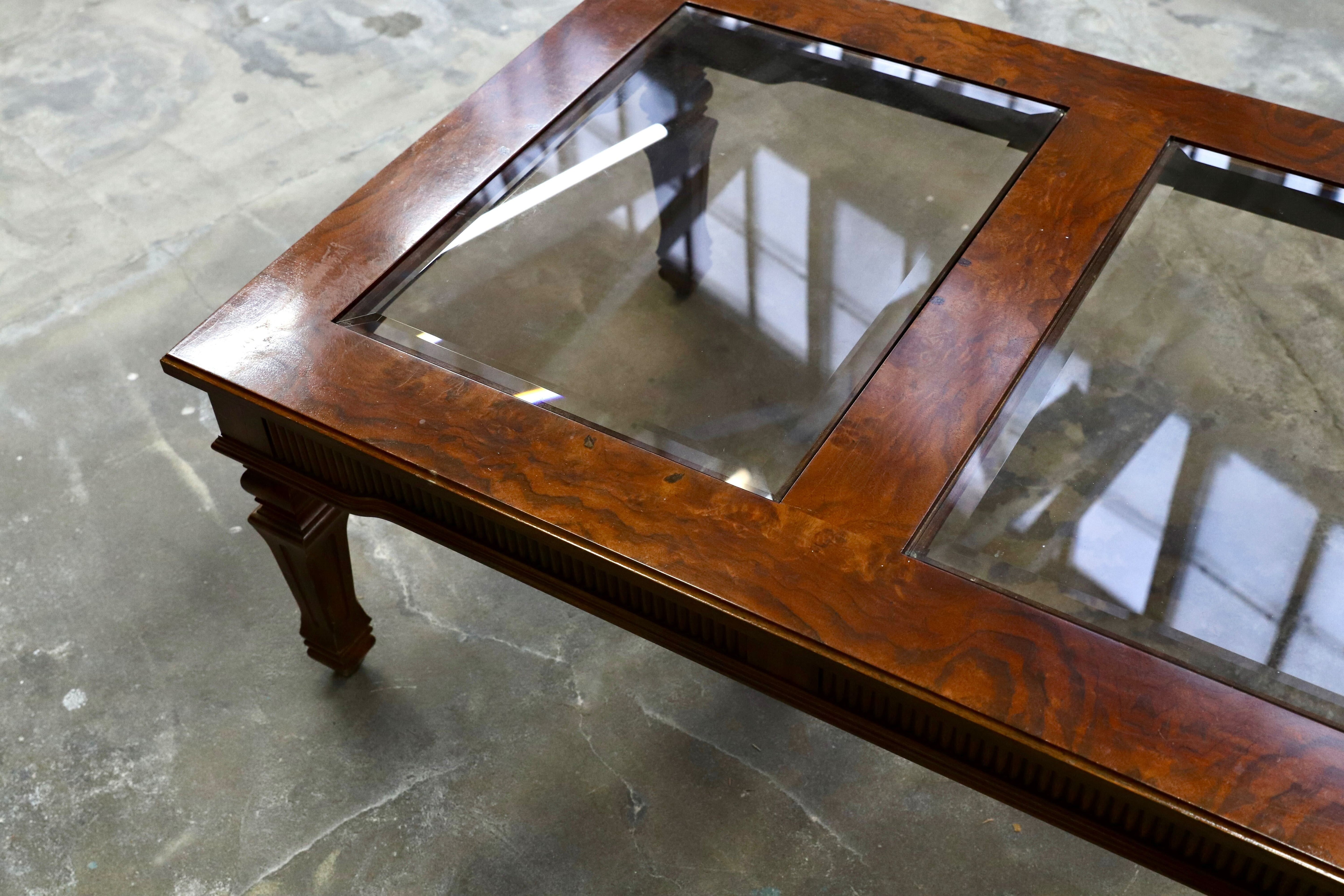 GMIK675○DREXEL HERITAGE / ドレクセルヘリテイジ キャメオクラシックス リビングテーブル センターテーブル 応接机 アンティーク 稀少