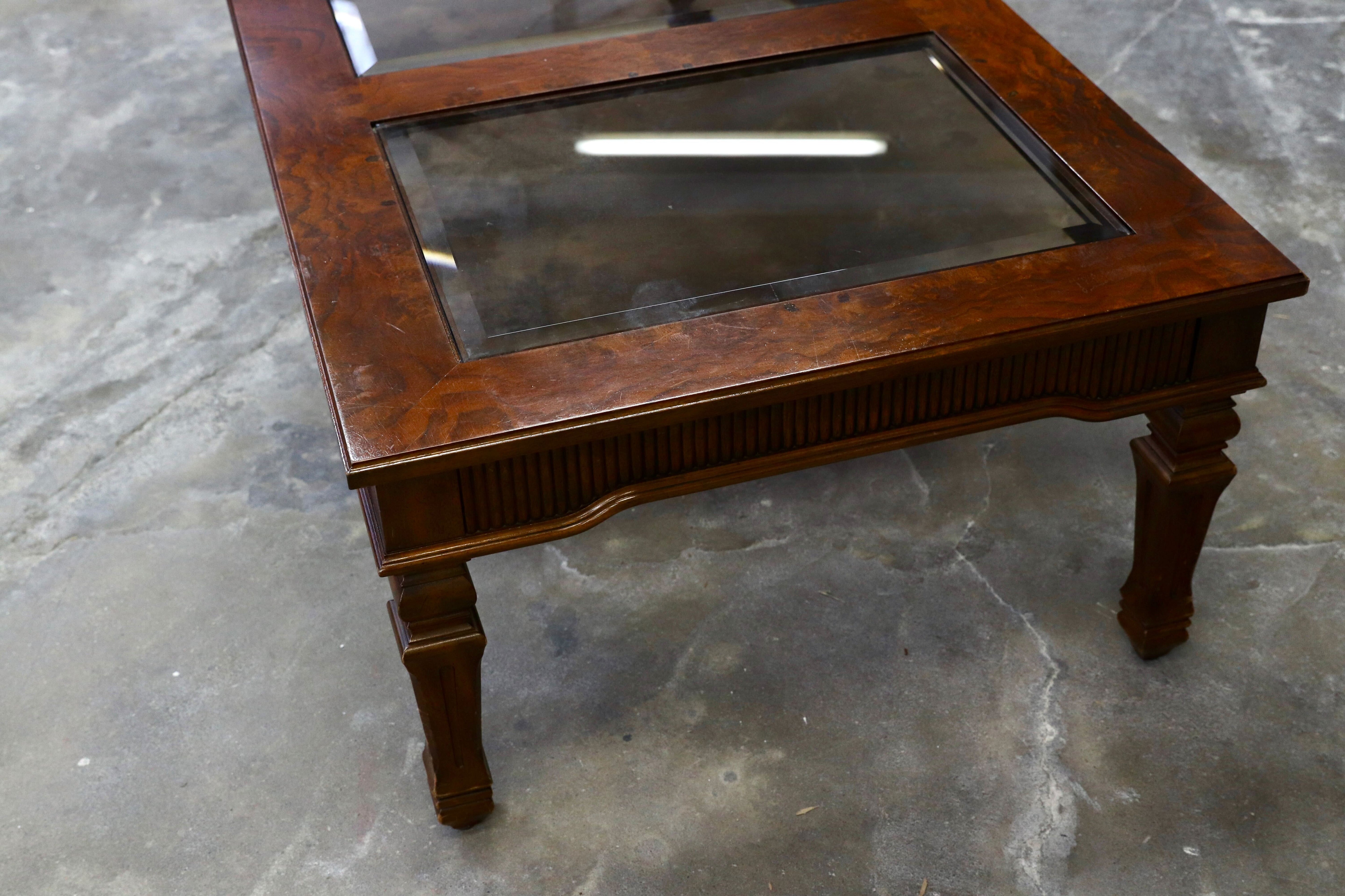 GMIK675○DREXEL HERITAGE / ドレクセルヘリテイジ キャメオクラシックス リビングテーブル センターテーブル 応接机 アンティーク 稀少