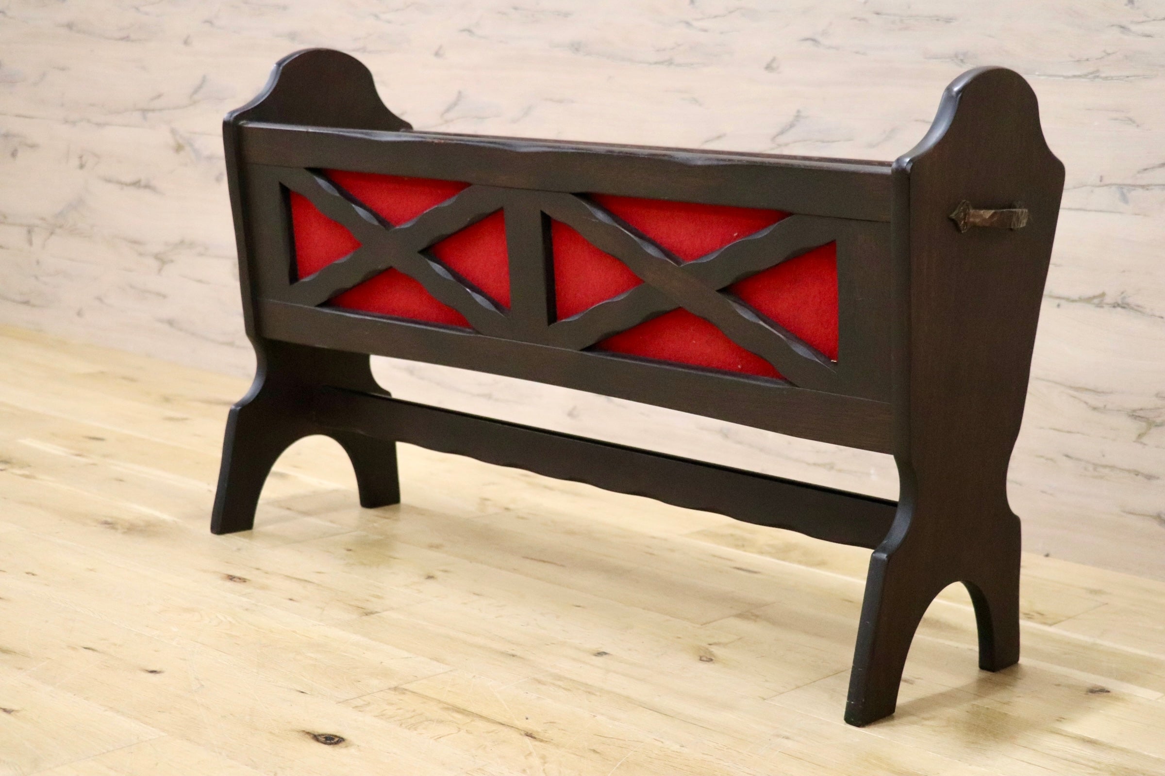 GMJH226○karimoku / カリモク オールドカリモク RUSTIC ルスティック プランター フラワースタンド 脚付き鉢カバー レトロ 国産家具