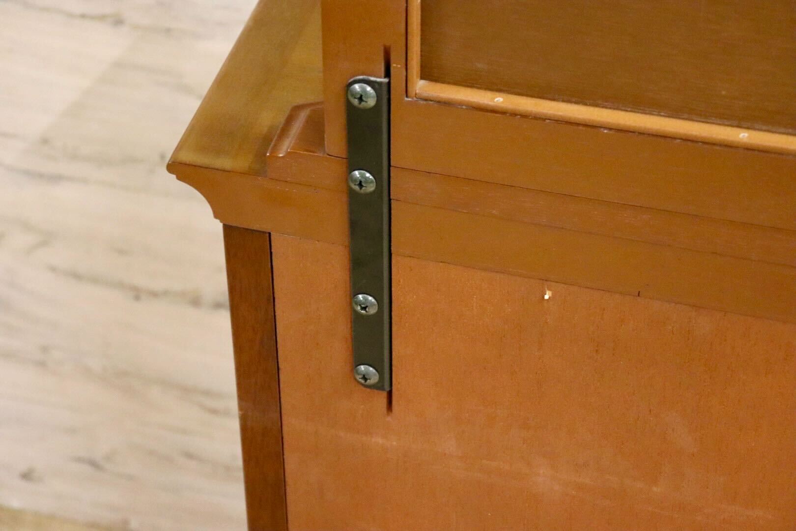 GMHS261○maruni / マルニ 地中海 ミラーバックキャビネット ドレッサー 鏡台 化粧台 姿見 ヨーロピアン クラシック 展示品