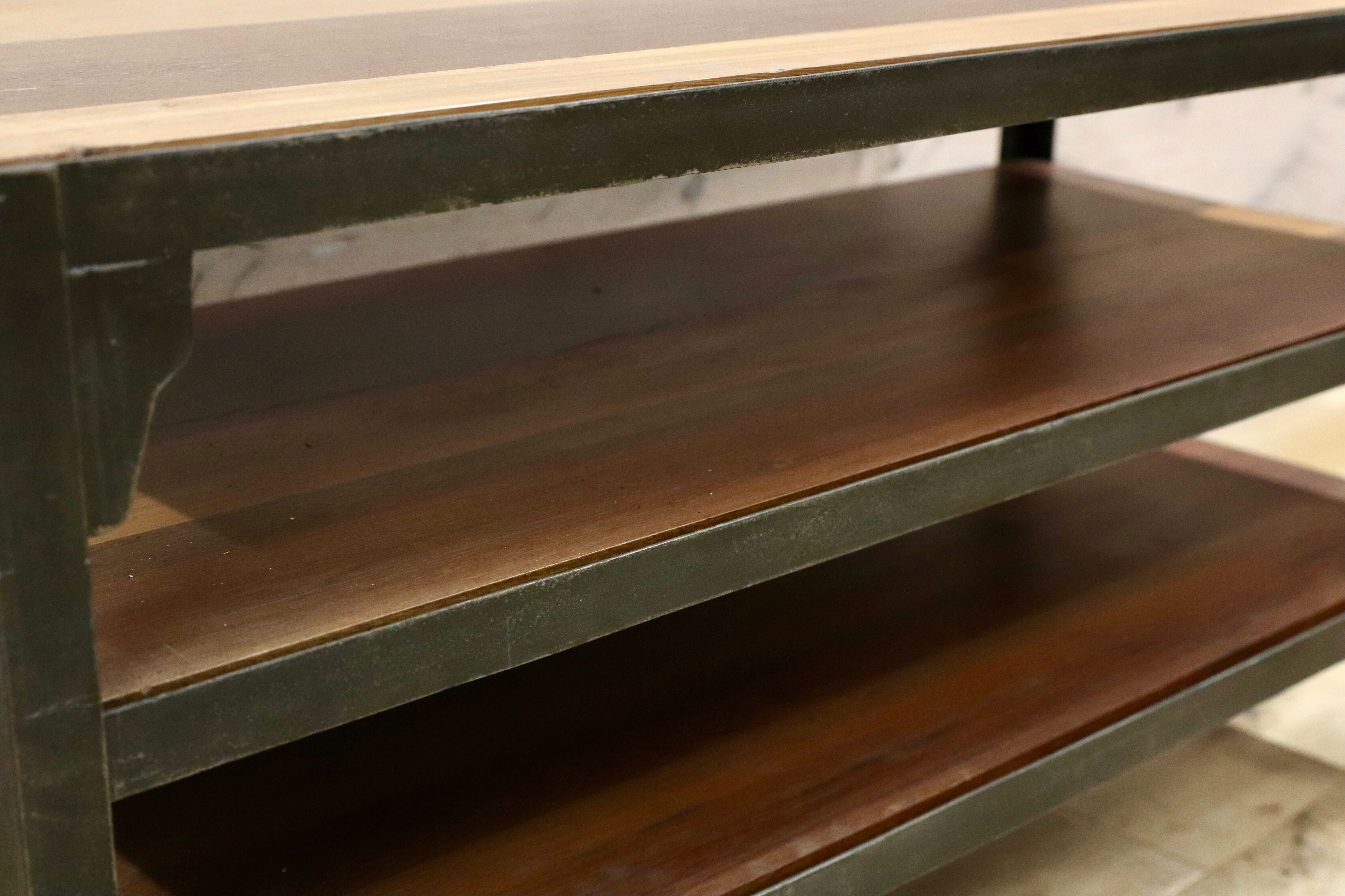 GMIK767A○unico / ウニコ LUMUER ランバー オープンシェルフ ラック キャスターラック テレビボード ローボード インダストリアル 廃番