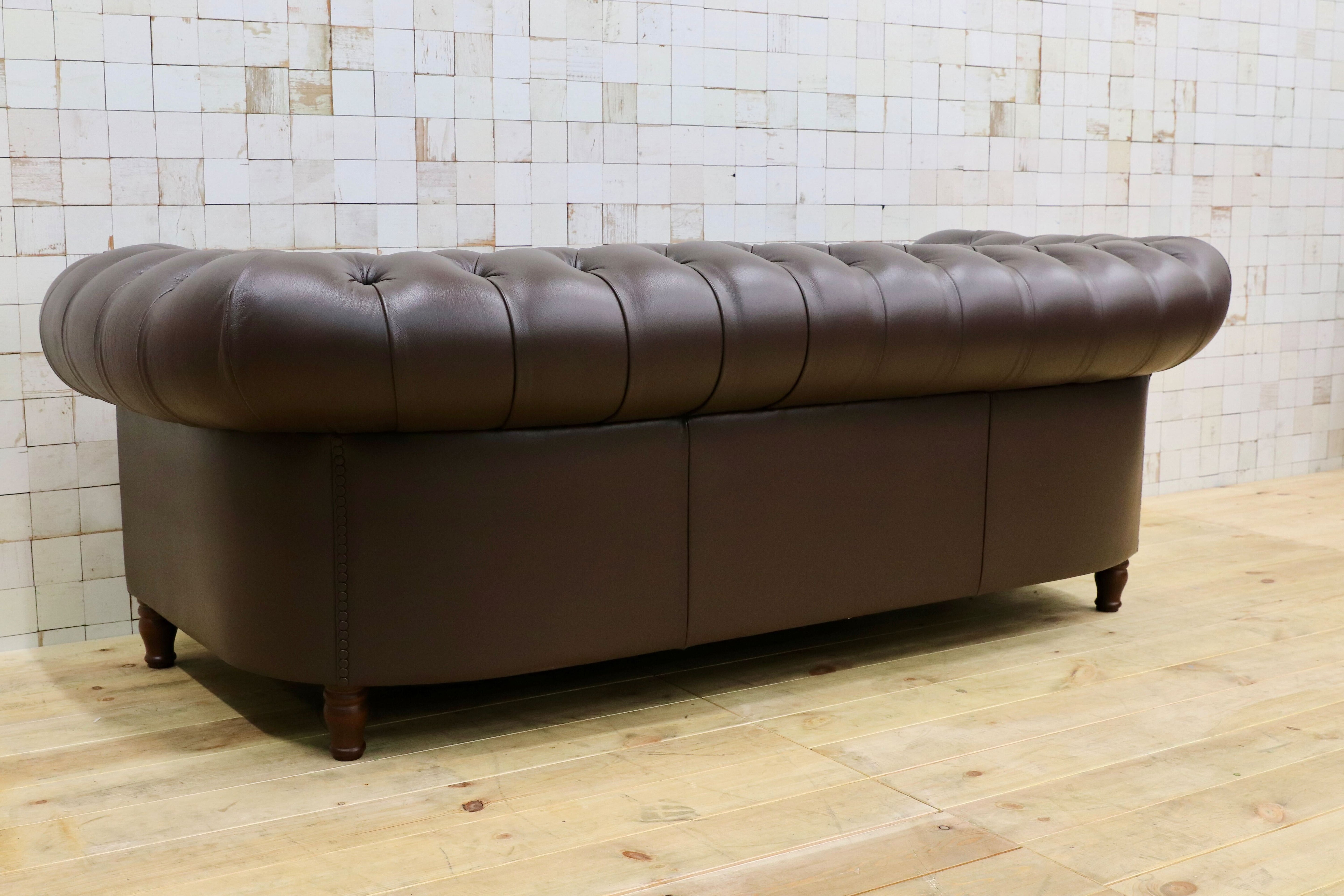 GMHK573○Poltrona Frau / ポルトローナフラウ CHESTER チェスター 3人掛けソファ トリプルソファ IDC大塚家具 イタリア最高峰 約270万