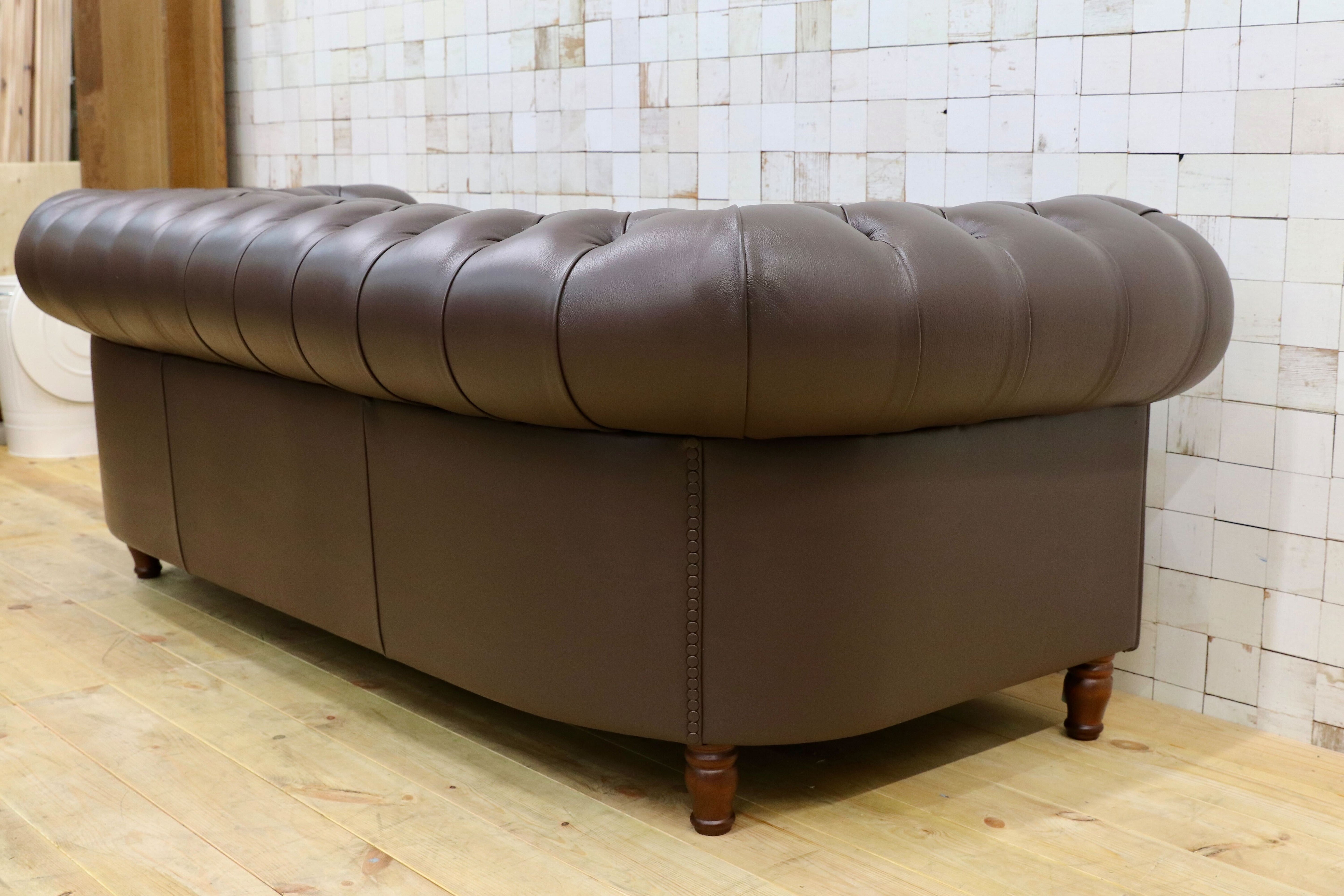 GMHK573○Poltrona Frau / ポルトローナフラウ CHESTER チェスター 3人掛けソファ トリプルソファ IDC大塚家具 イタリア最高峰 約270万