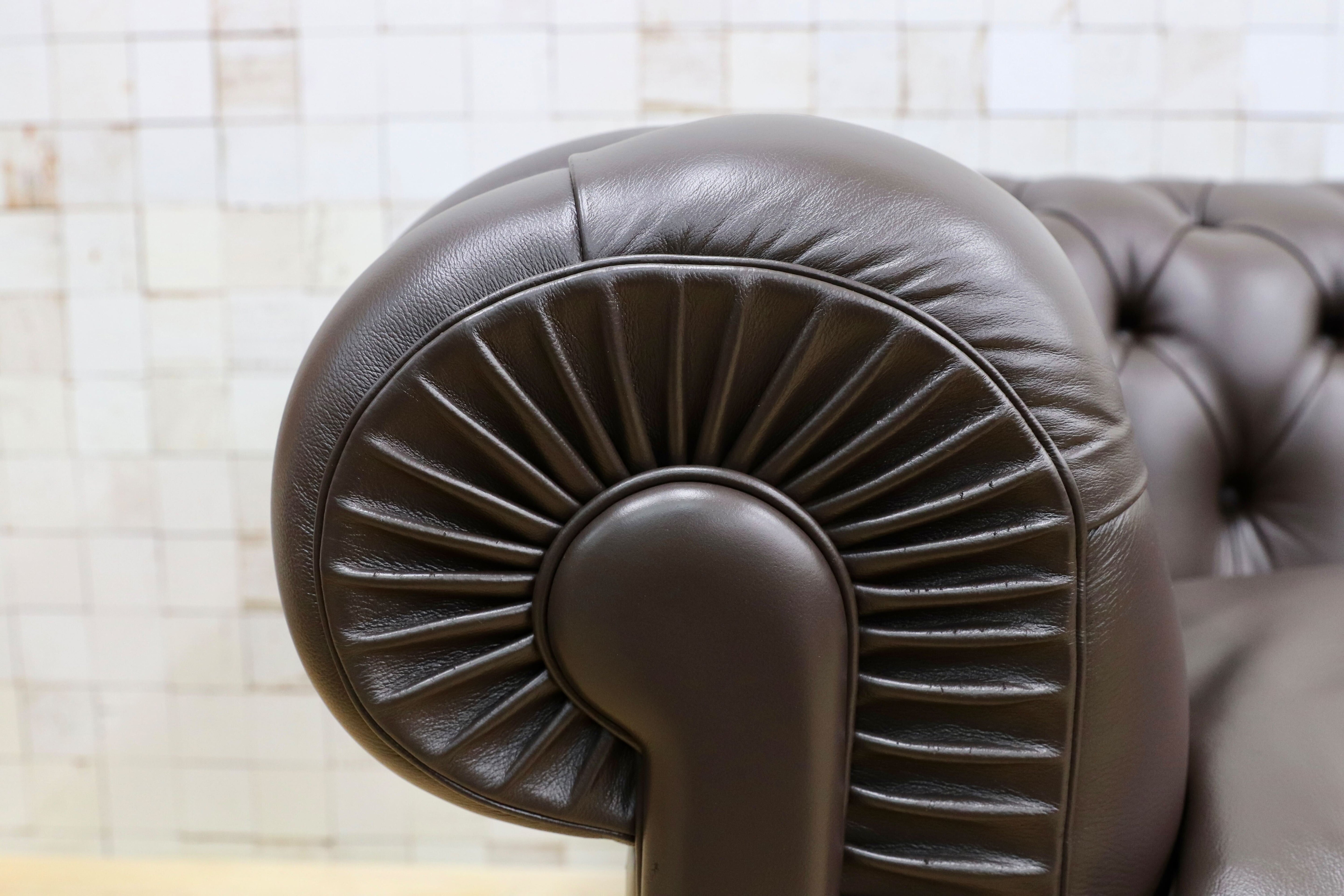 GMHK573○Poltrona Frau / ポルトローナフラウ CHESTER チェスター 3人掛けソファ トリプルソファ IDC大塚家具 イタリア最高峰 約270万