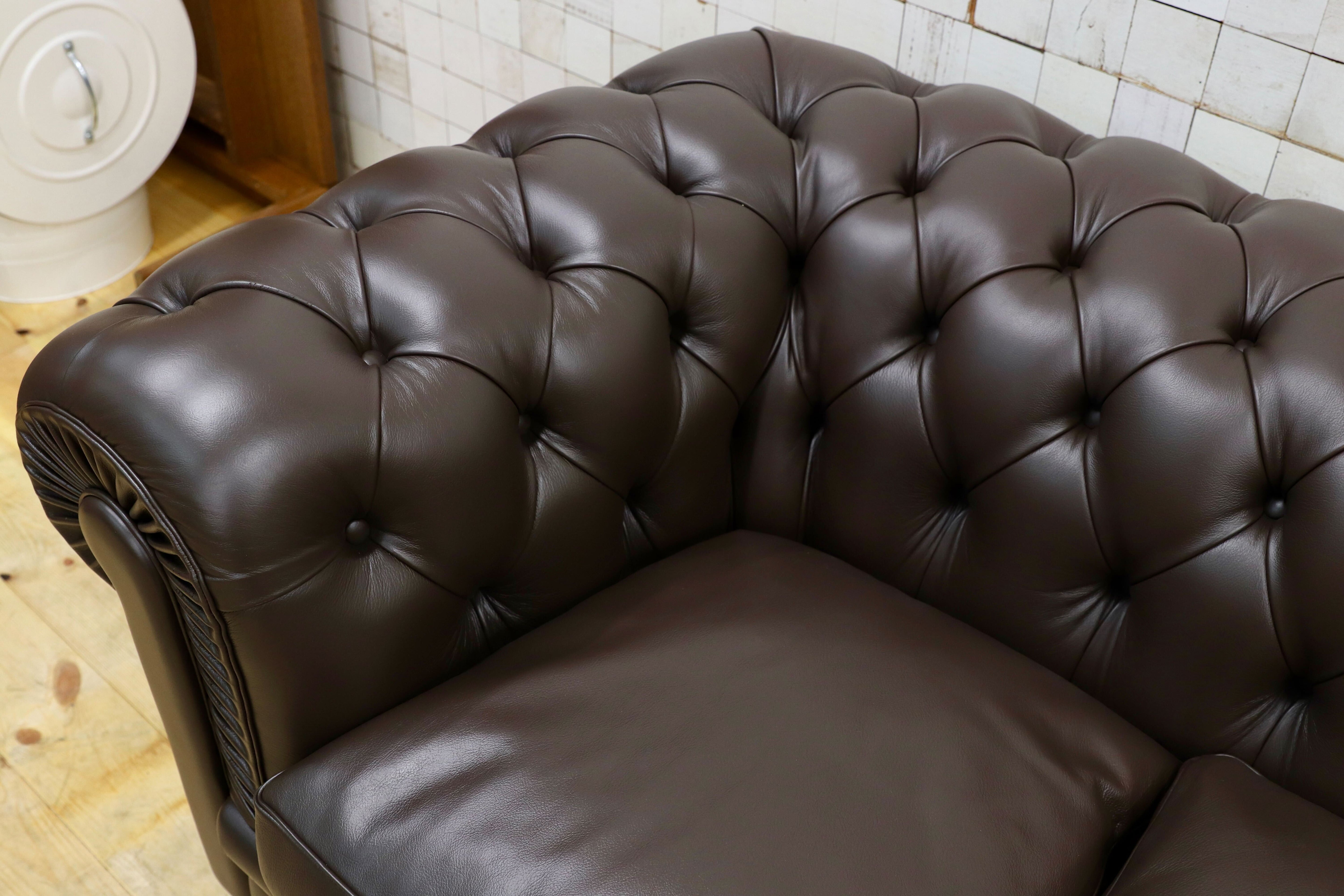 GMHK573○Poltrona Frau / ポルトローナフラウ CHESTER チェスター 3人掛けソファ トリプルソファ IDC大塚家具 イタリア最高峰 約270万