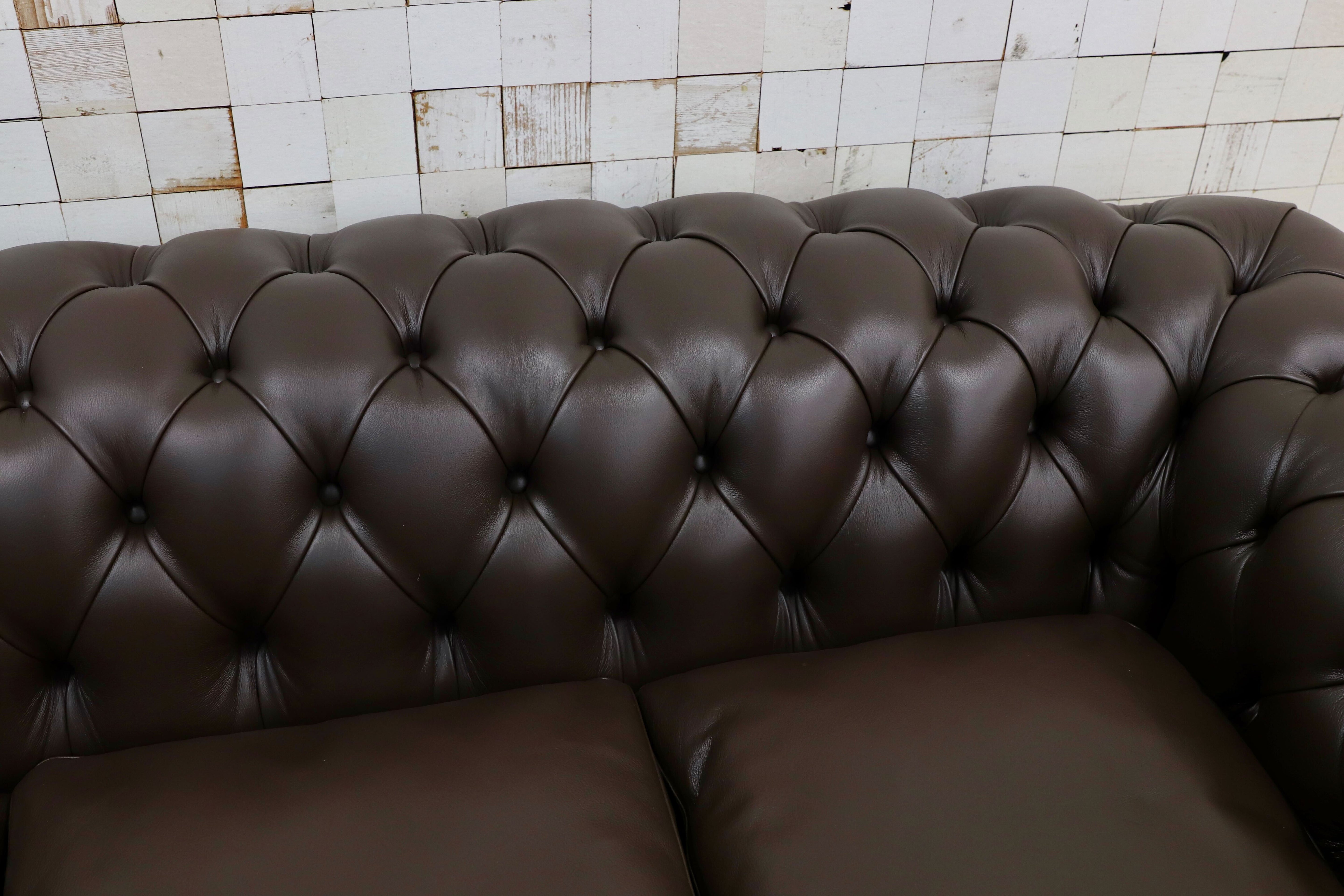 GMHK573○Poltrona Frau / ポルトローナフラウ CHESTER チェスター 3人掛けソファ トリプルソファ IDC大塚家具 イタリア最高峰 約270万