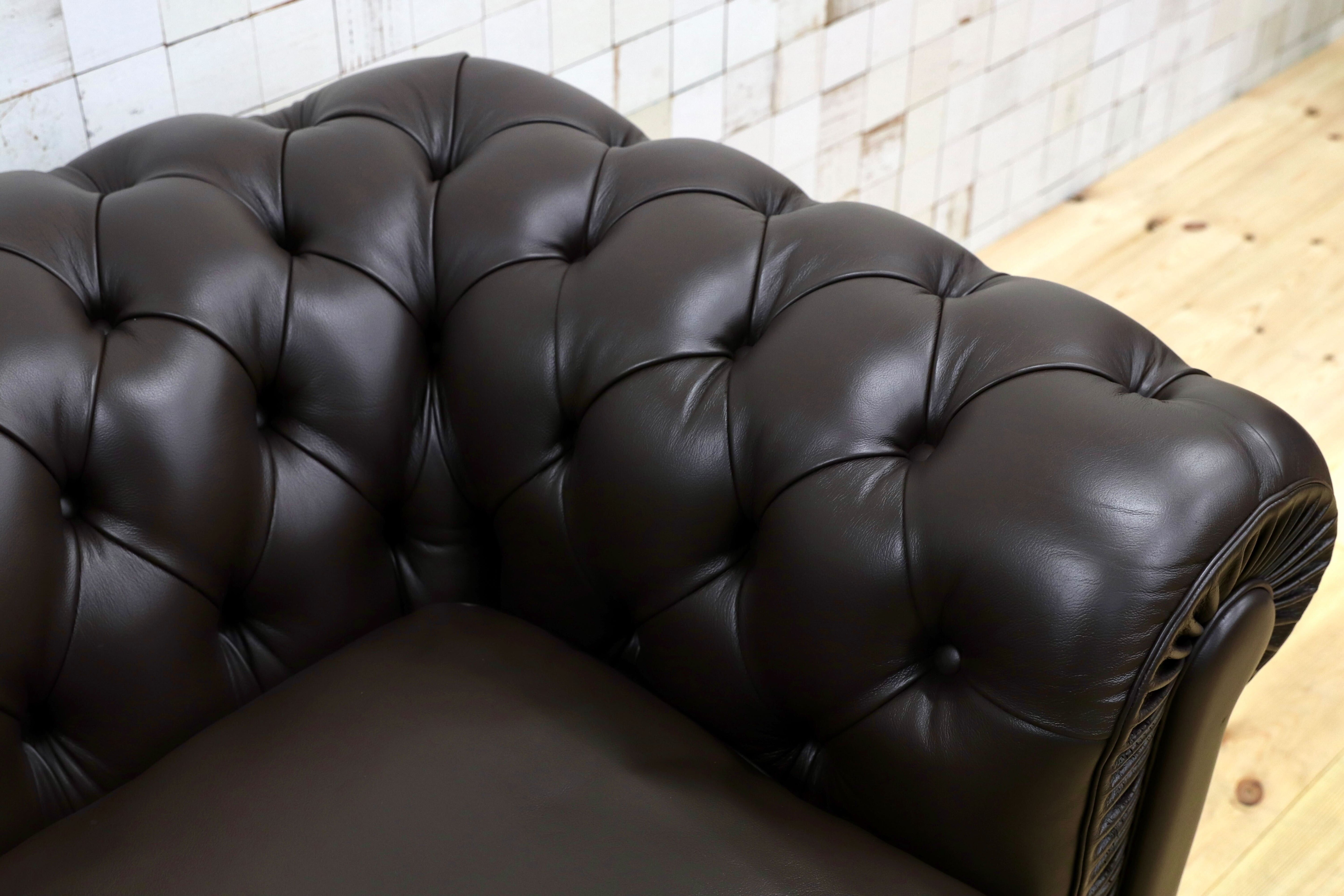 GMHK573○Poltrona Frau / ポルトローナフラウ CHESTER チェスター 3人掛けソファ トリプルソファ IDC大塚家具 イタリア最高峰 約270万