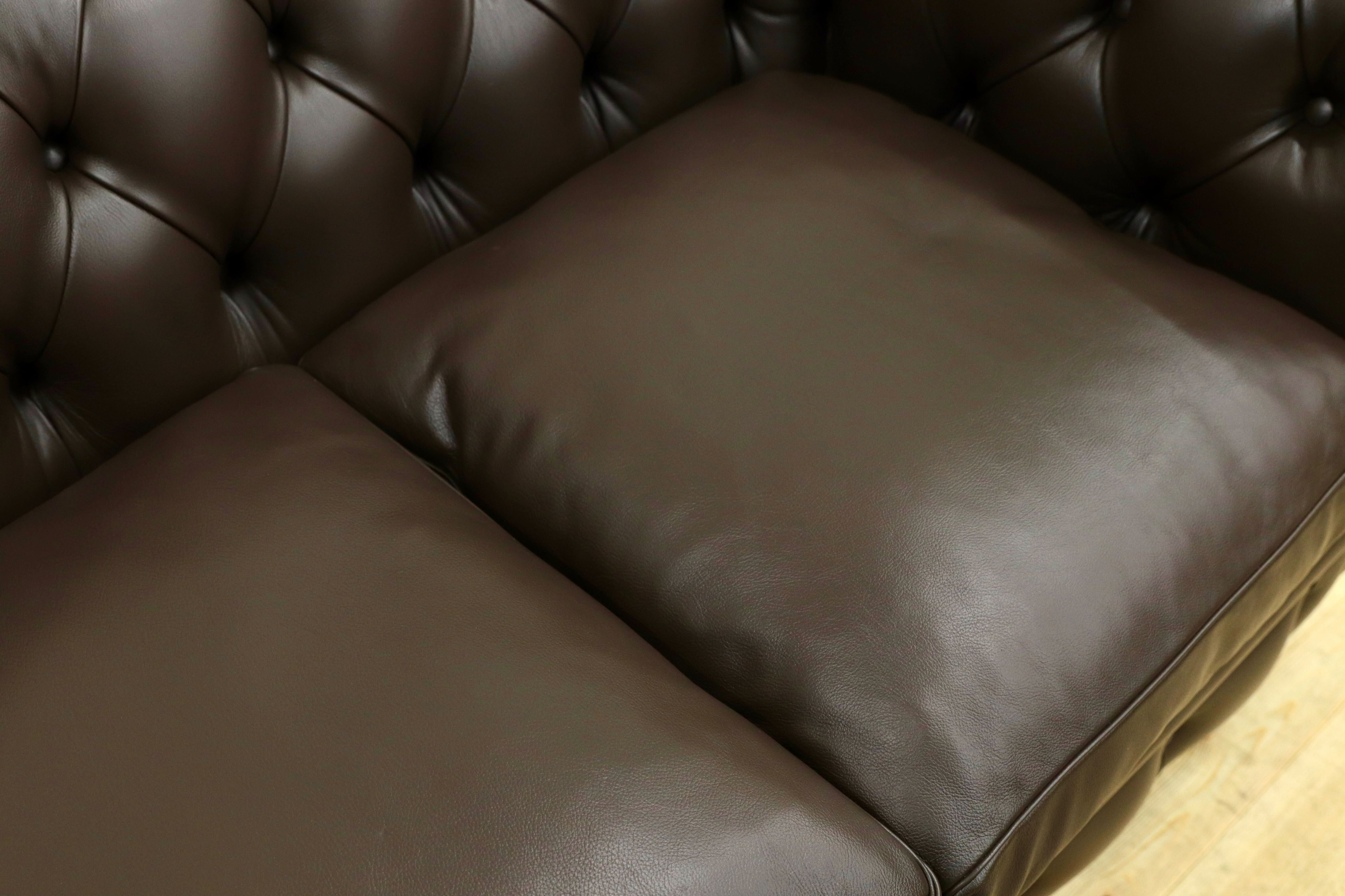 GMHK573○Poltrona Frau / ポルトローナフラウ CHESTER チェスター 3人掛けソファ トリプルソファ IDC大塚家具 イタリア最高峰 約270万