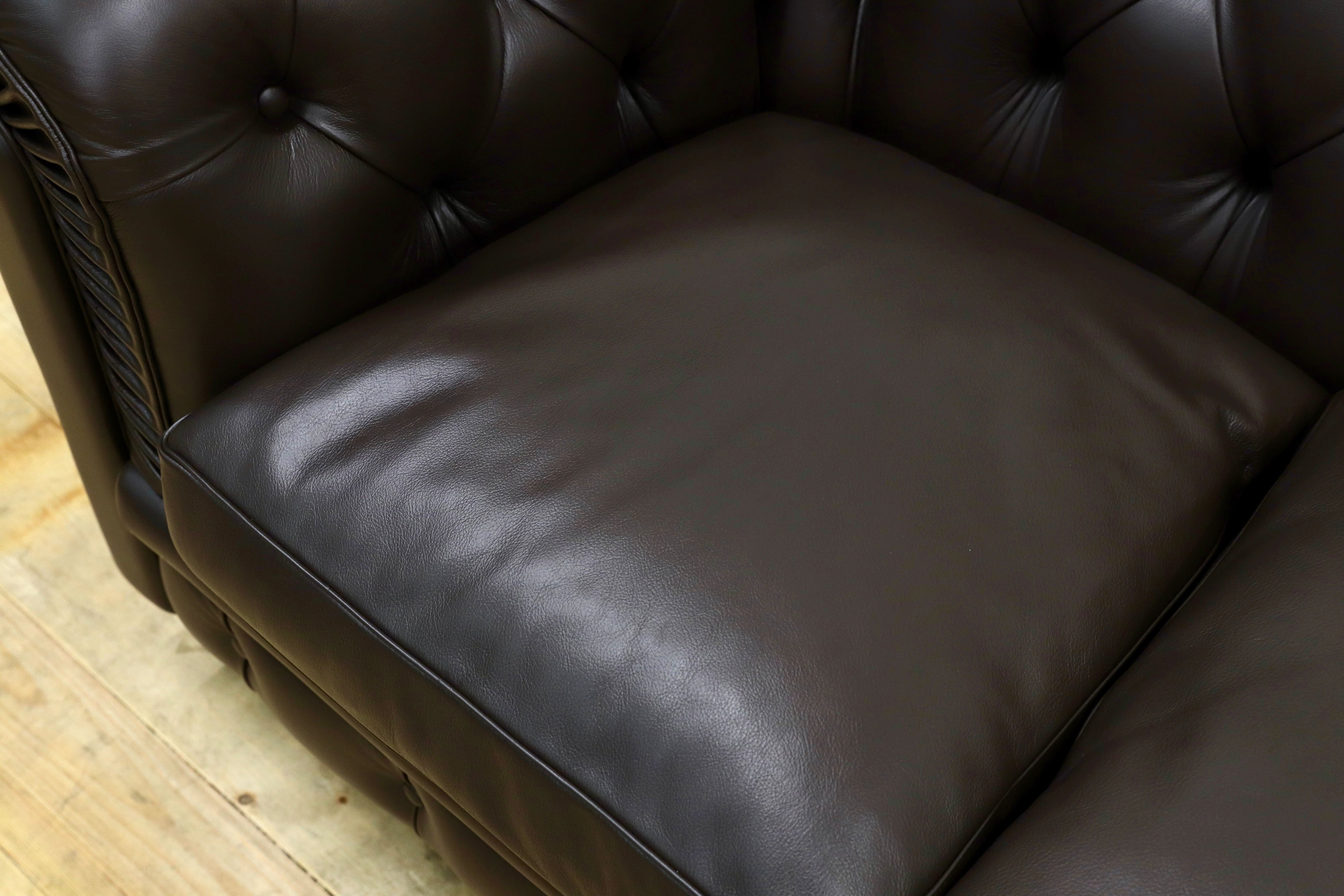 GMHK573○Poltrona Frau / ポルトローナフラウ CHESTER チェスター 3人掛けソファ トリプルソファ IDC大塚家具 イタリア最高峰 約270万