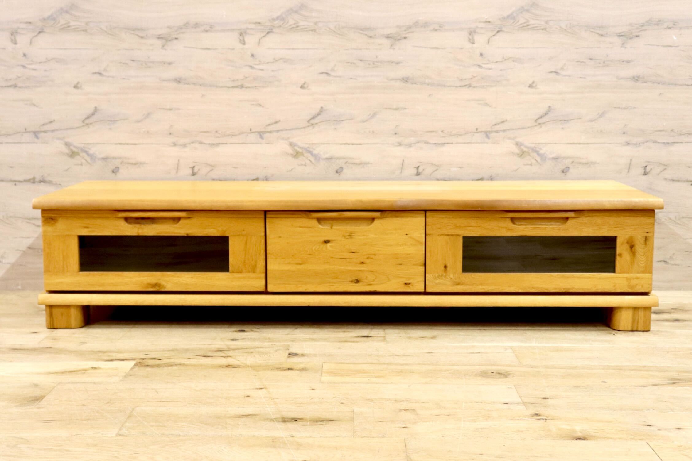 GMIH260○起立木工 / KIRITSU FURNITURE D-OAK TVボード AVボード ローボード リビング収納 オーク無垢材 ナチュラル 北欧スタイル