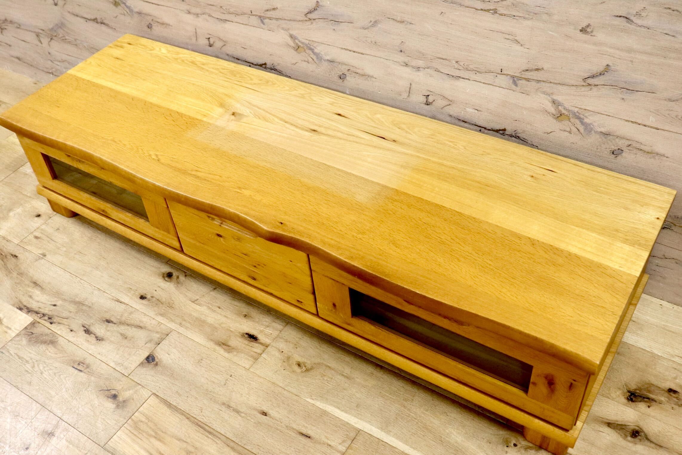 GMIH260○起立木工 / KIRITSU FURNITURE D-OAK TVボード AVボード ローボード リビング収納 オーク無垢材 ナチュラル 北欧スタイル