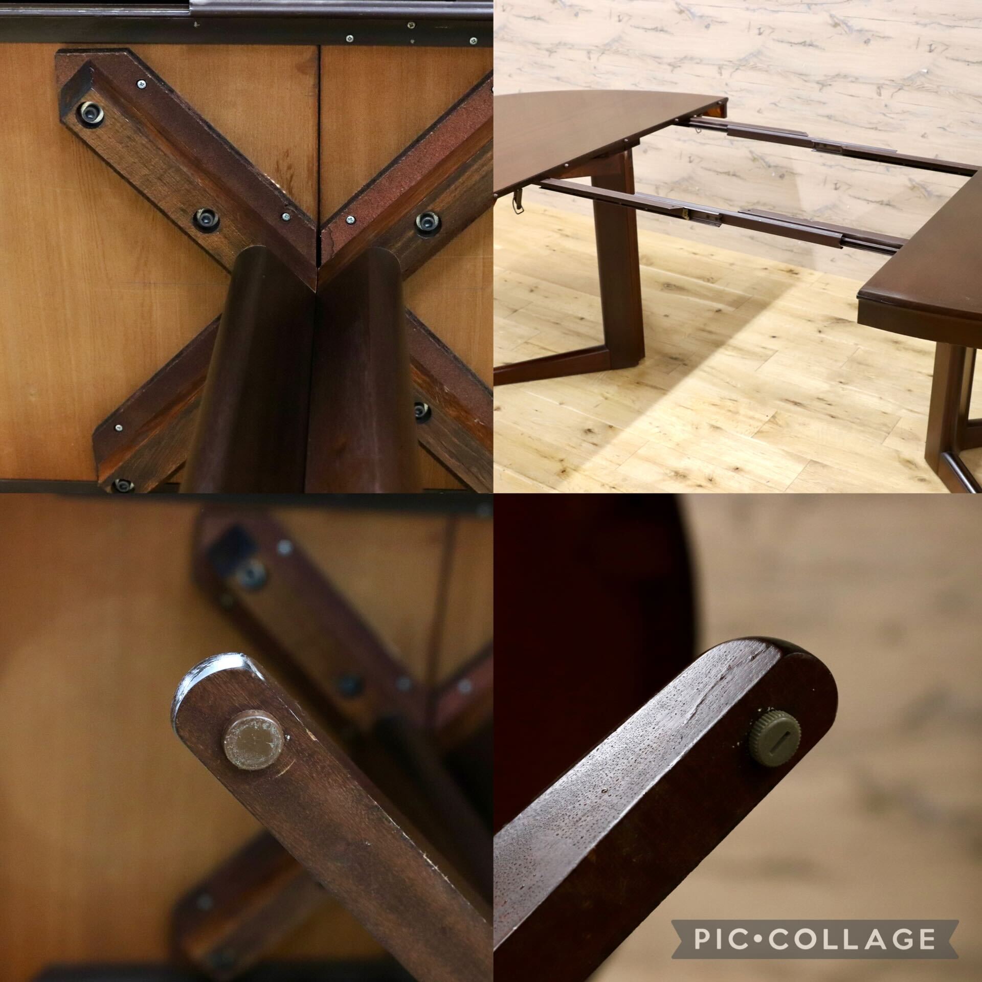 GMIK50○BRAMIN / ブラーミン 北欧 デンマーク ヴィンテージ エクステンション式 ダイニングテーブル 食卓テーブル アンティーク 机 稀少