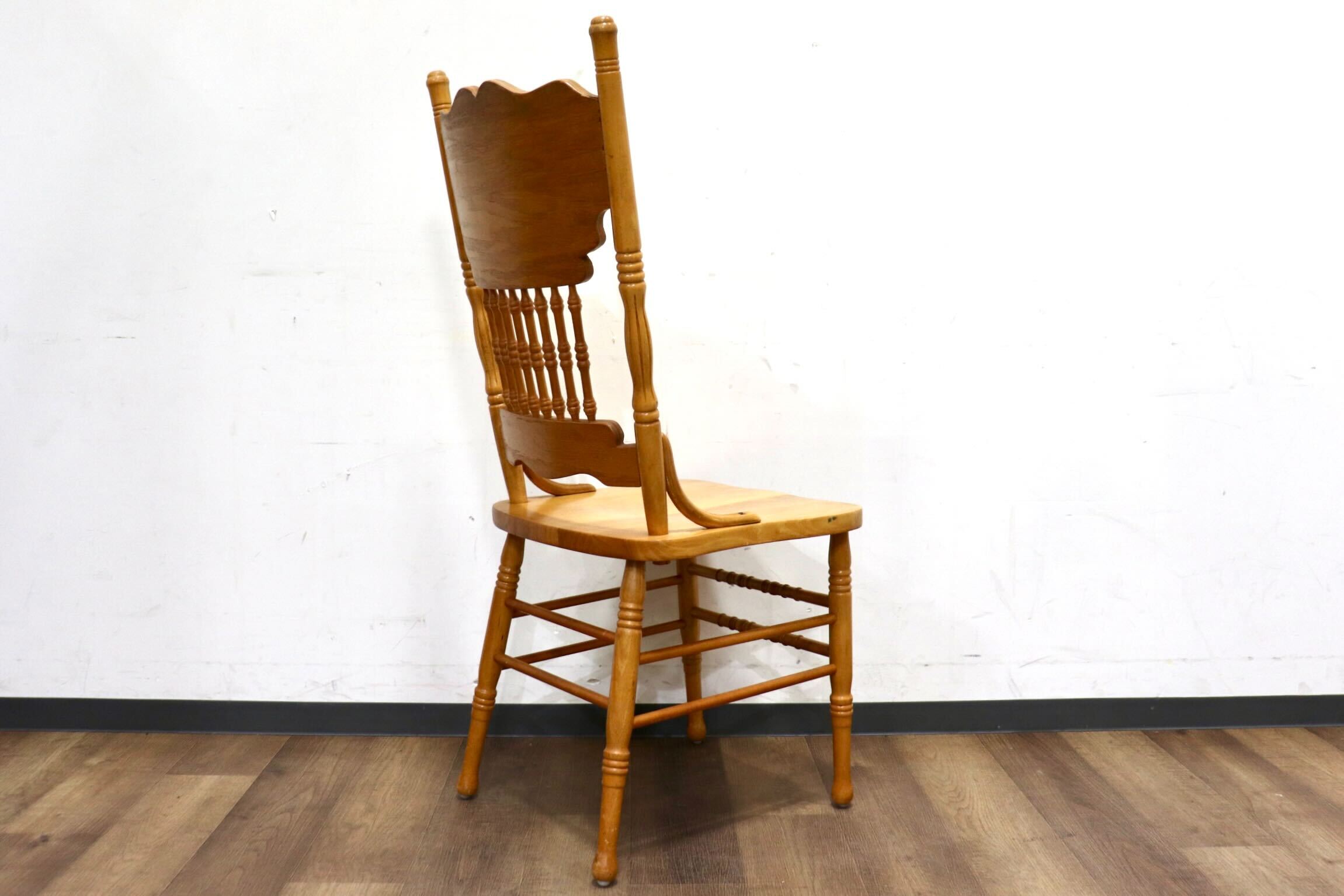 GMHH423D○Shin Lee / シンリー ダイニングチェア 食卓椅子 ハイバック オーク材 彫刻 カントリーアンティーク IDC大塚家具