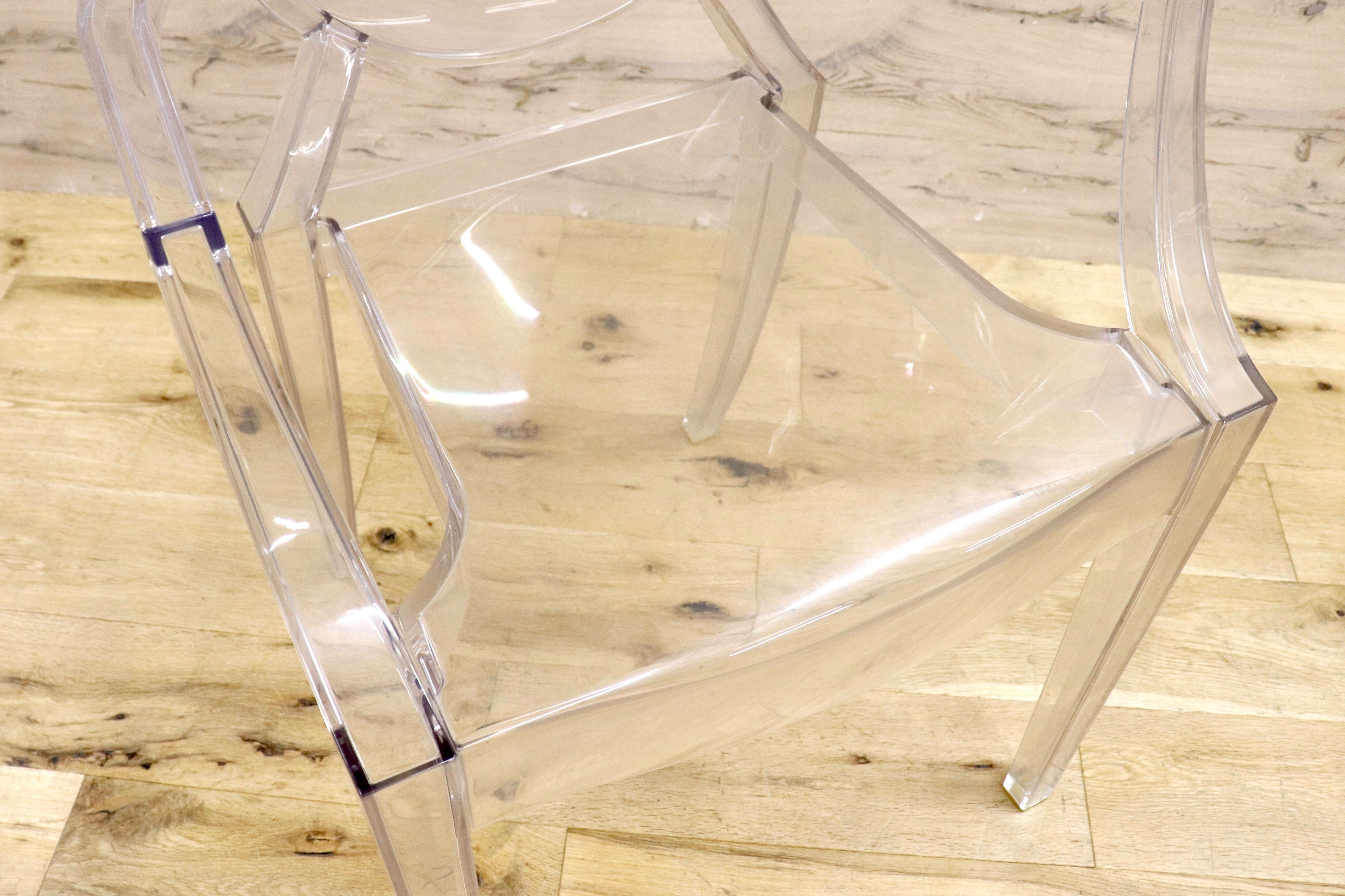 GMIK165A○Kartell / カルテル LOUIS GHOST ルイゴースト スタッキングチェア 2脚セット ガーデンチェア 椅子 モダン