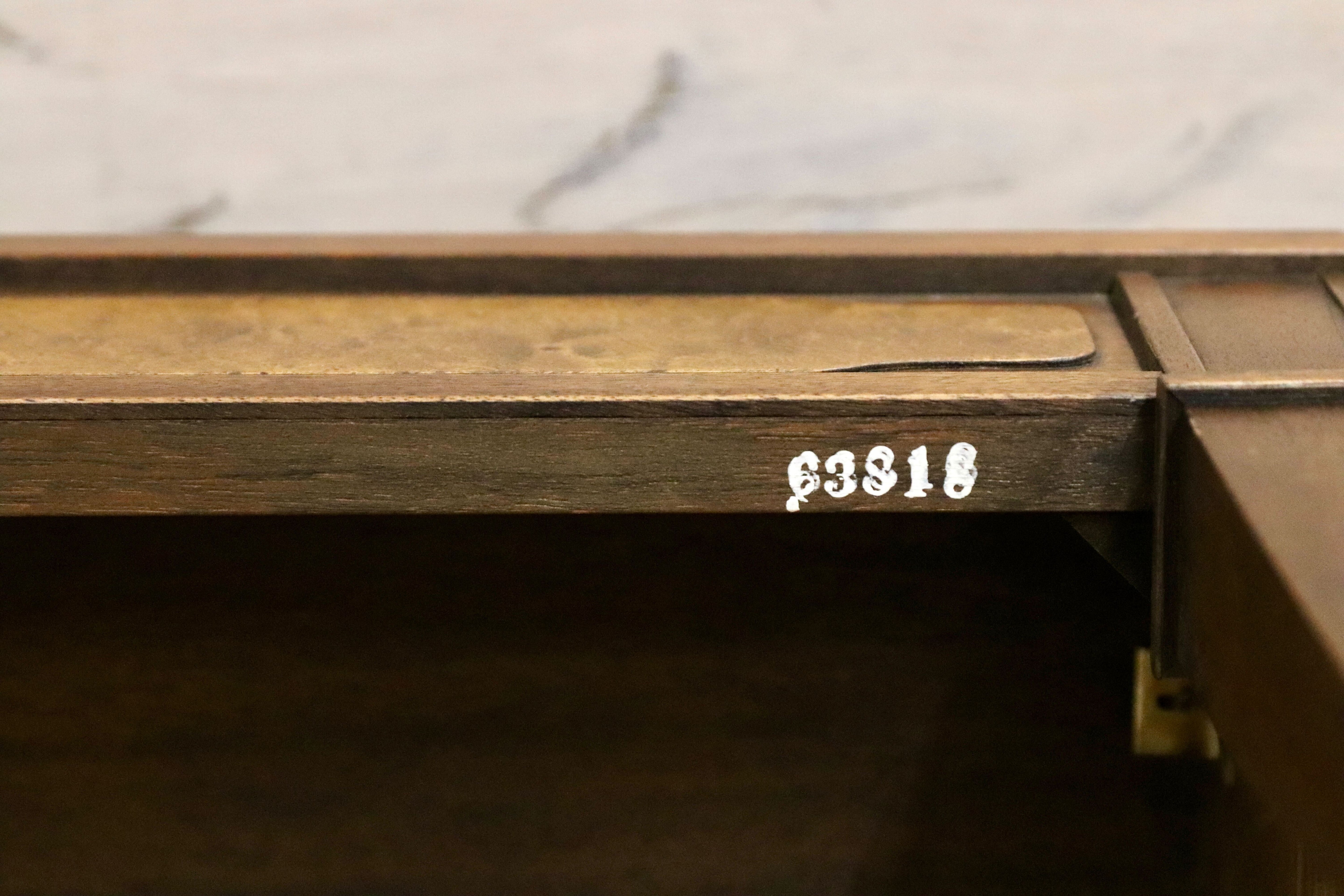 GMFT37○DREXEL HERITAGE / ドレクセルヘリテイジ トライユン センターテーブル リビングテーブル クラシック 定価約21万 リペア済み