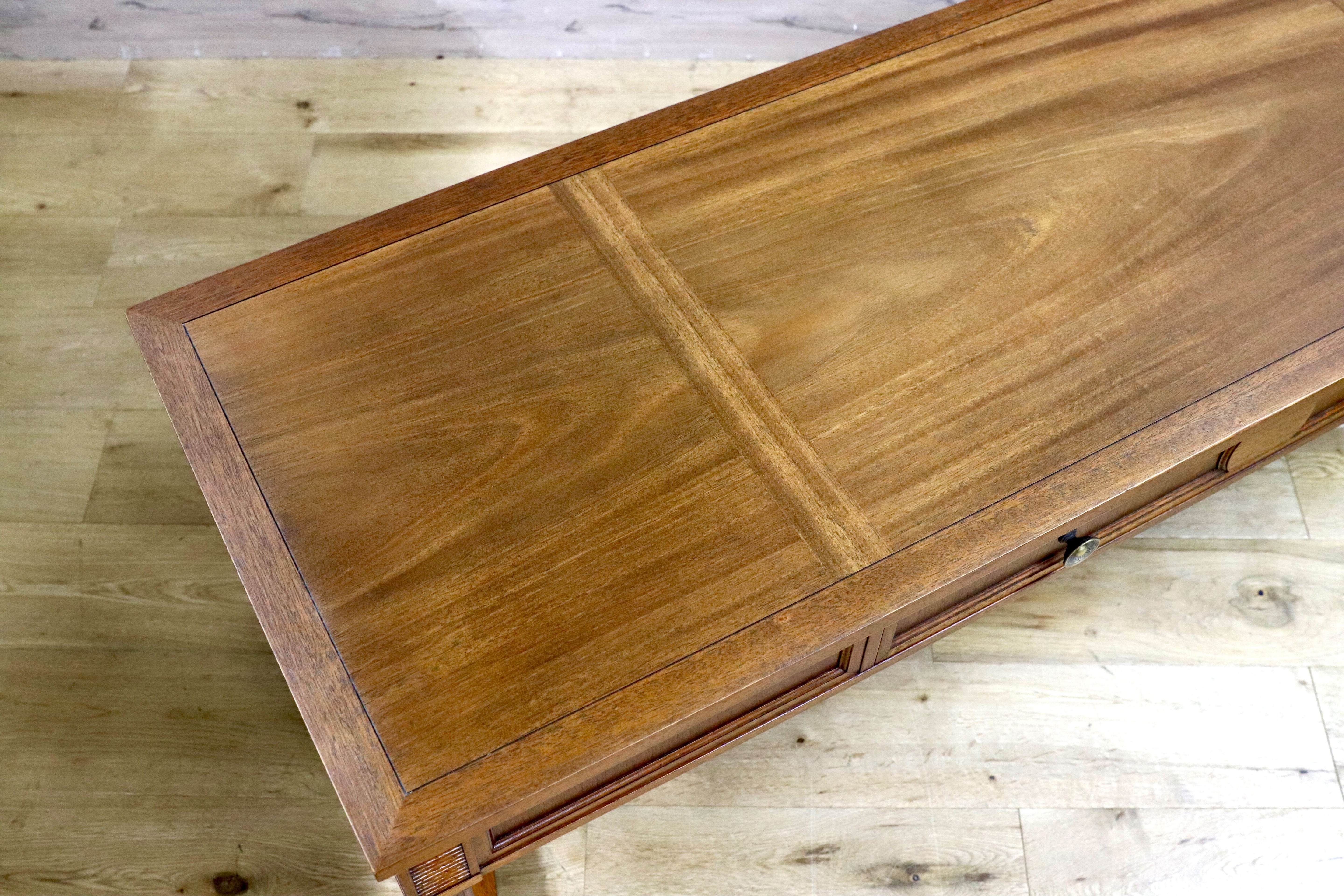 GMGT97○DREXEL HERITAGE / ドレクセルヘリテイジ トライユン センターテーブル リビングテーブル クラシック 定価35万 リペア済み