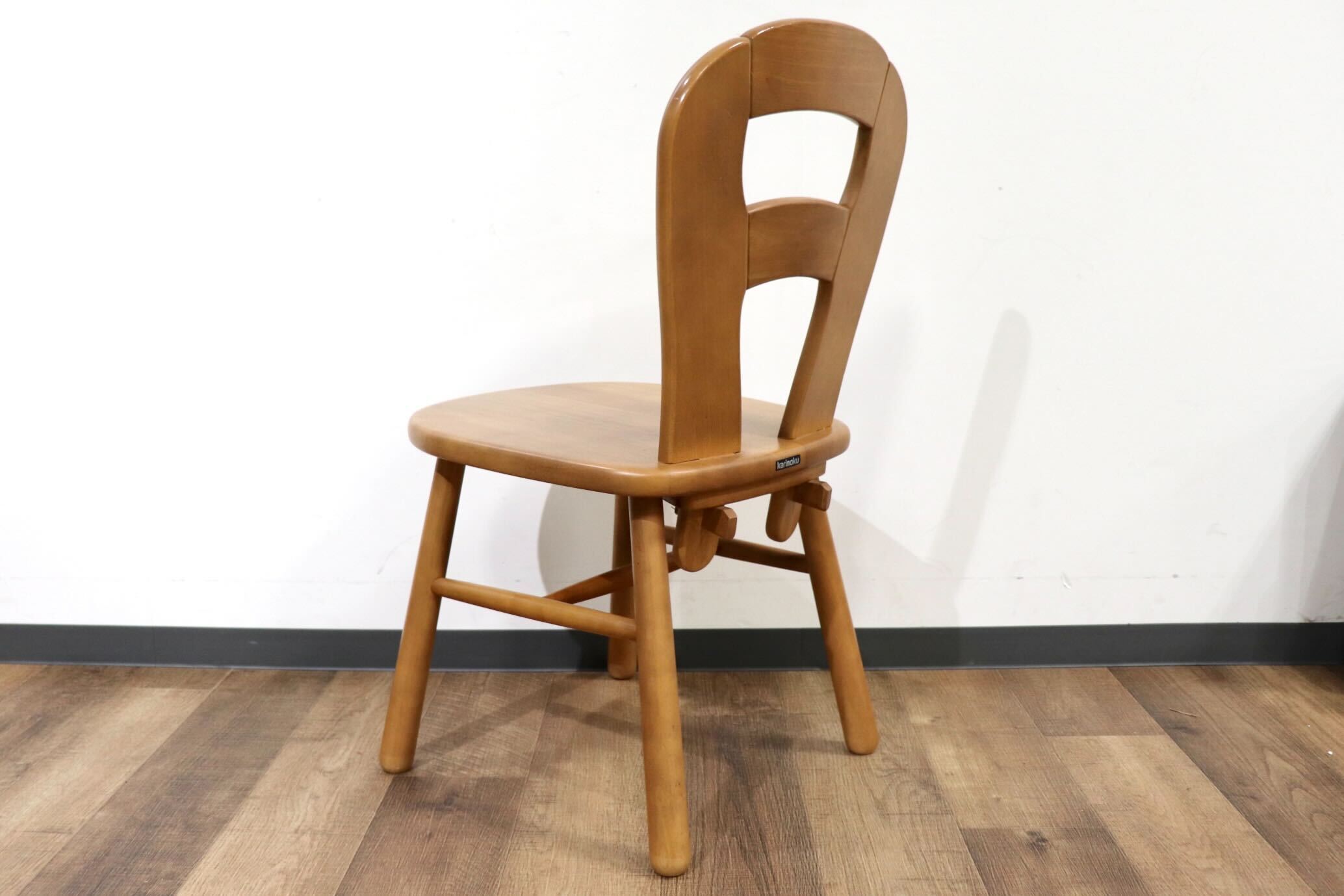 GMHH347B○karimoku / カリモク ダイニングチェア アームレスチェア 椅子 天然木 カントリー ナチュラル モダン 国産家具
