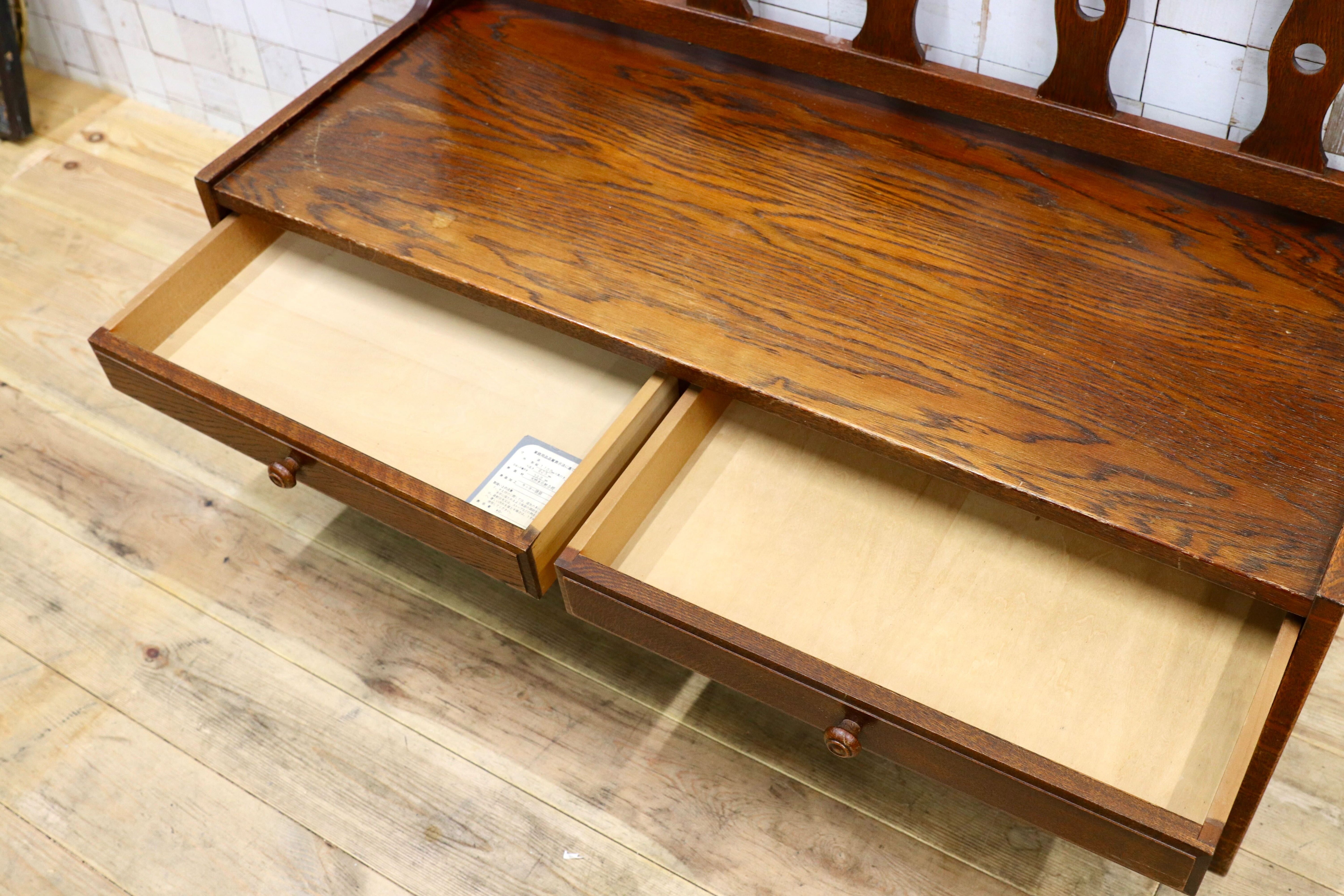 GMIK718○三越家具 Brugge ブルージュ アンティーク ベンチ サイドチェア 椅子 レトロ オールド カントリー 英国スタイル レア