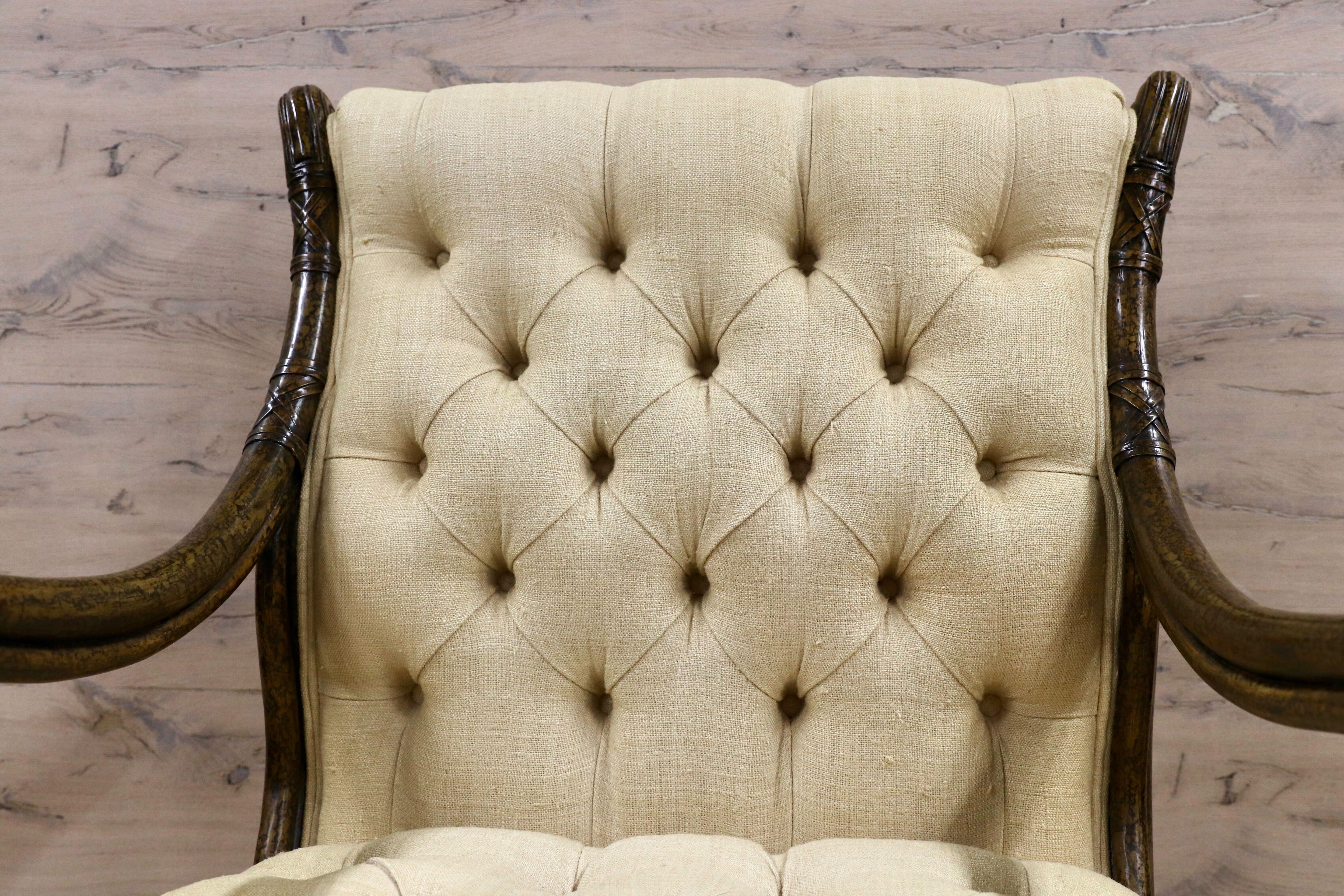 GMFS342B○西洋 アンティーク 輸入家具 1人掛けソファ シングルソファ ヴィンテージ 検)メートランドスミス セオドアアレキサンダー