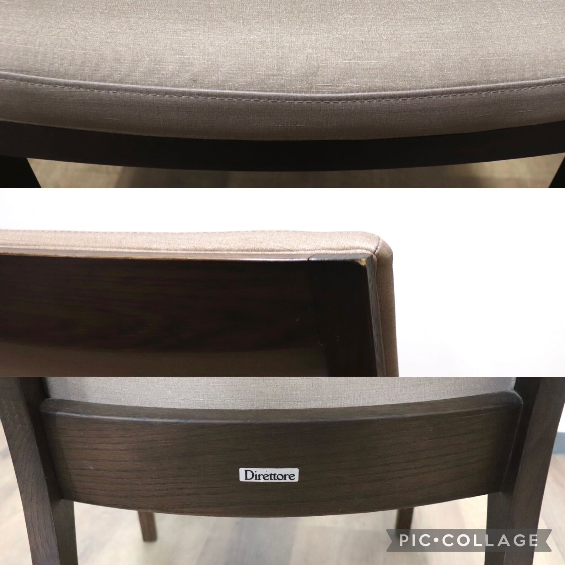 GMHK279A○karimoku / カリモク Direttore ディレトーレ デザイナーズチェア ダイニングチェア アームレスチェア 食卓椅子 国産家具 美品