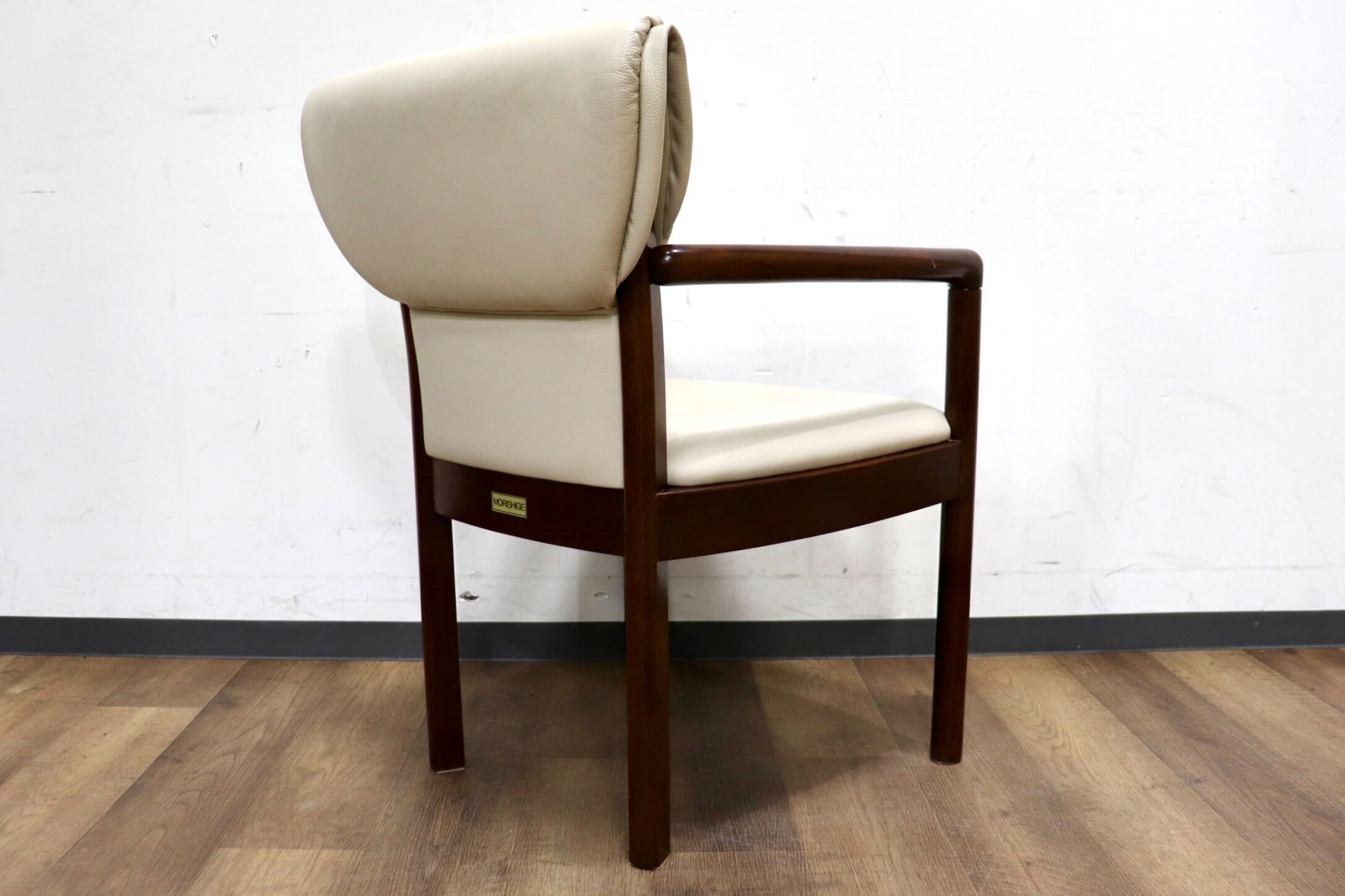 GMHH416A○モリシゲ / MORISHIGE アームチェア ダイニングチェア 食卓椅子 椅子 本革 IDC大塚家具 最高級 モダン クラシック