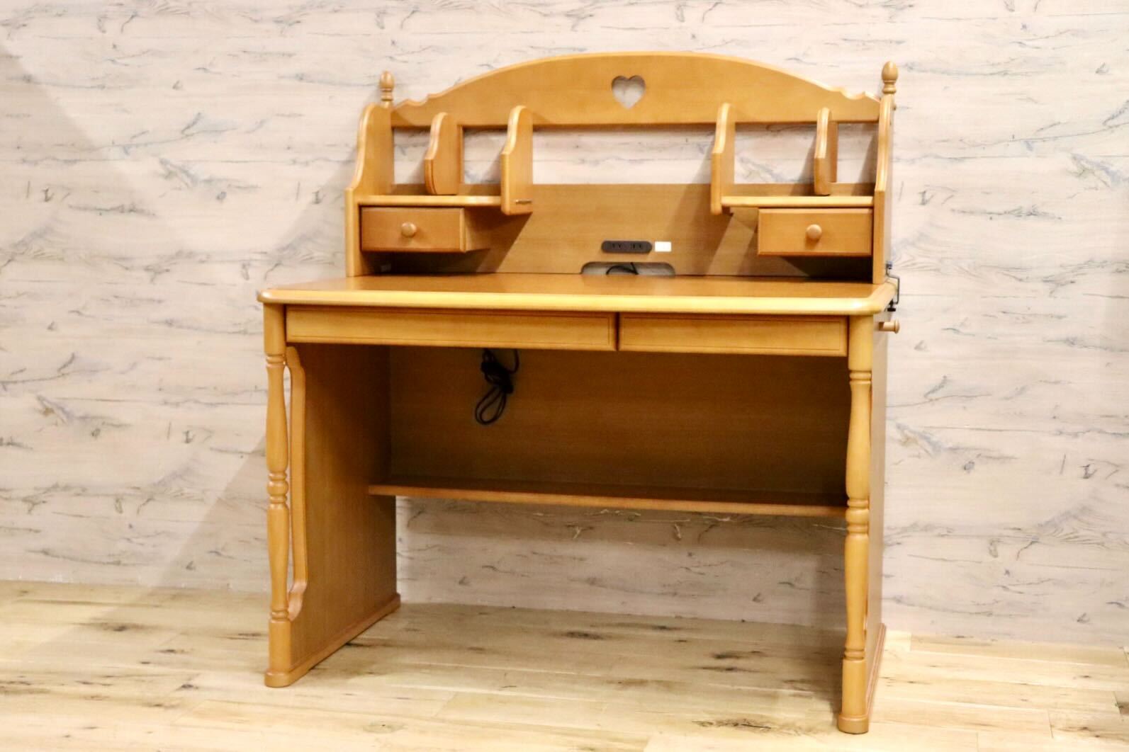 GMHS267○karimoku / カリモク SC3680 学習机 勉強机 学習デスク カントリー ブックスタンド 木製 国産家具 約16万