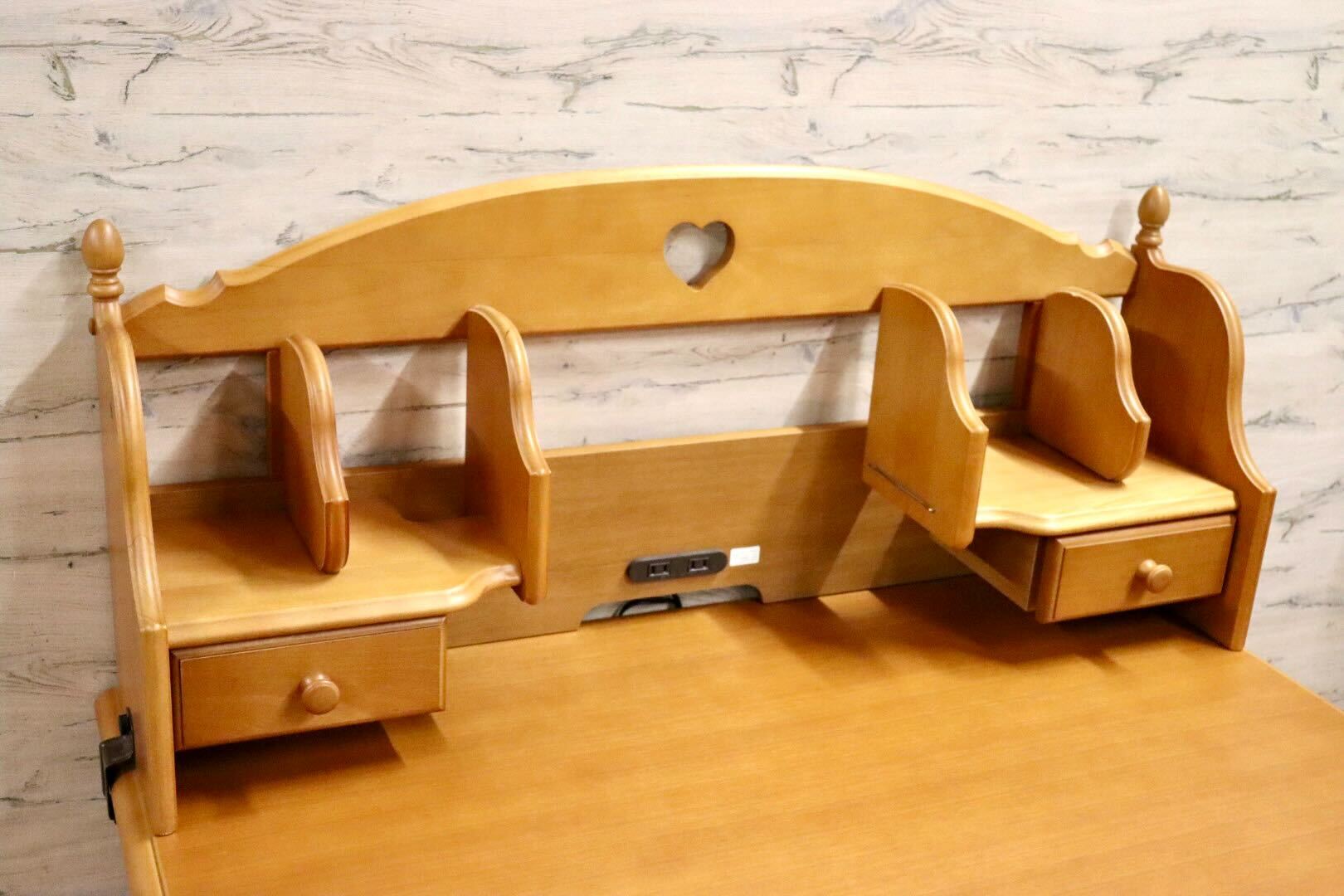 GMHS267○karimoku / カリモク SC3680 学習机 勉強机 学習デスク カントリー ブックスタンド 木製 国産家具 約16万