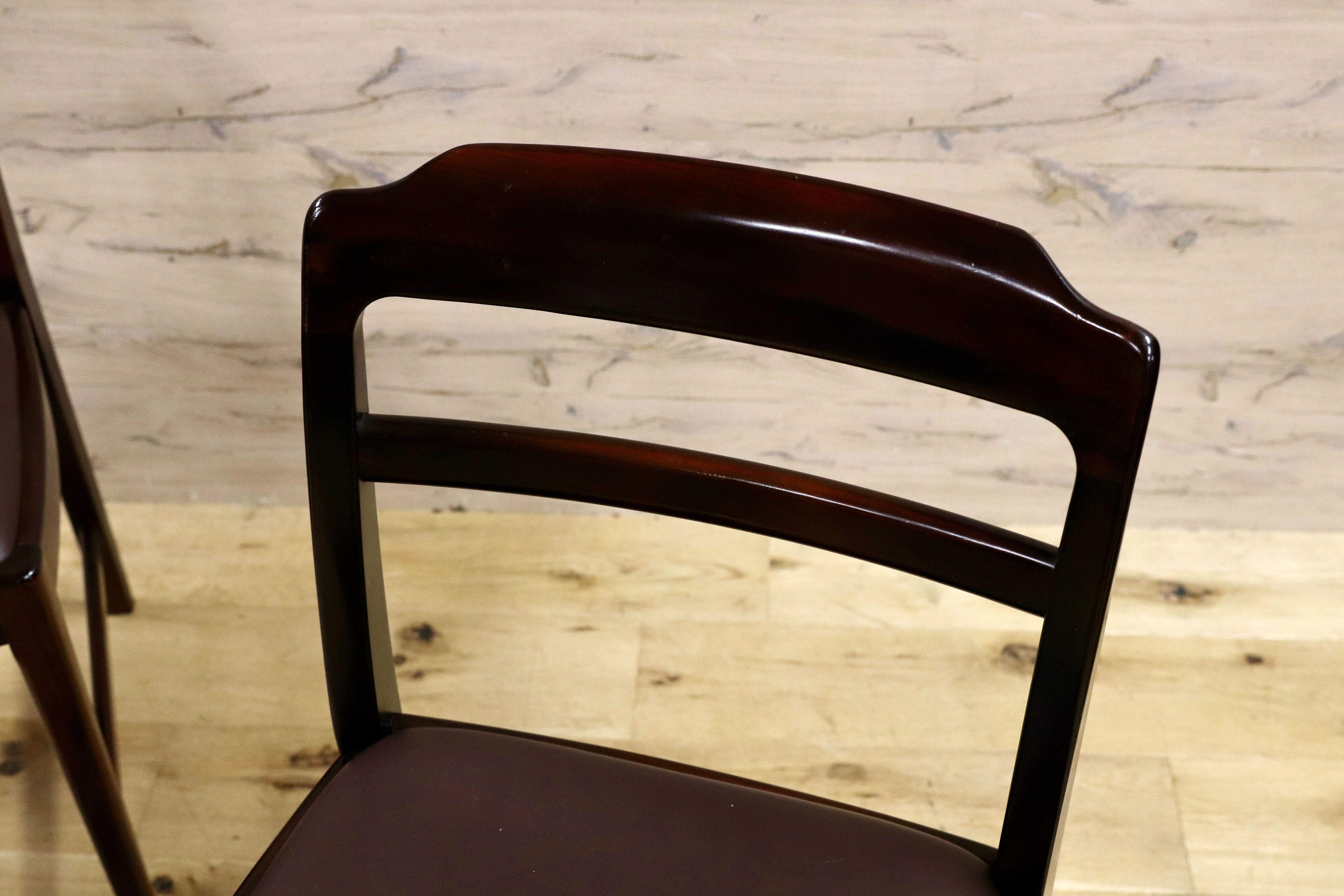 GMHS169○karimoku / カリモク ダイニングチェア 椅子 2脚セット レザー 木製 国産家具