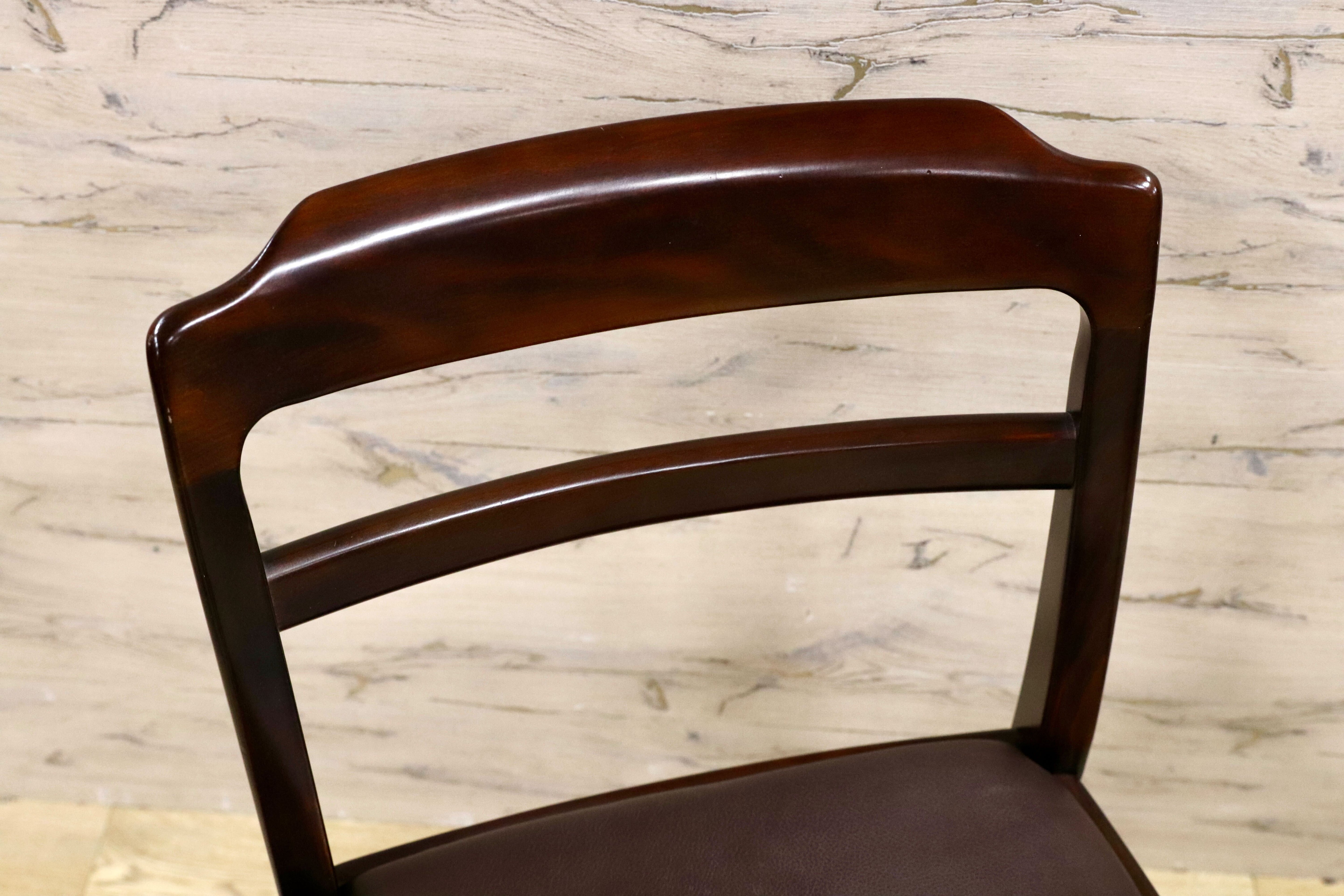 GMHS169○karimoku / カリモク ダイニングチェア 椅子 2脚セット レザー 木製 国産家具