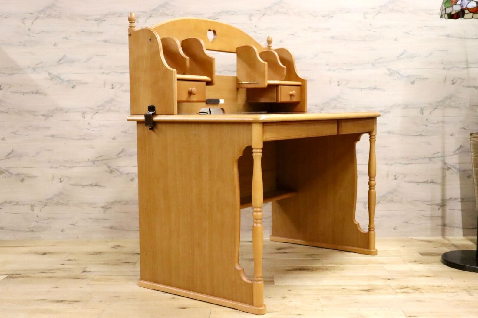 GMHS267○karimoku / カリモク SC3680 学習机 勉強机 学習デスク カントリー ブックスタンド 木製 国産家具 約16万